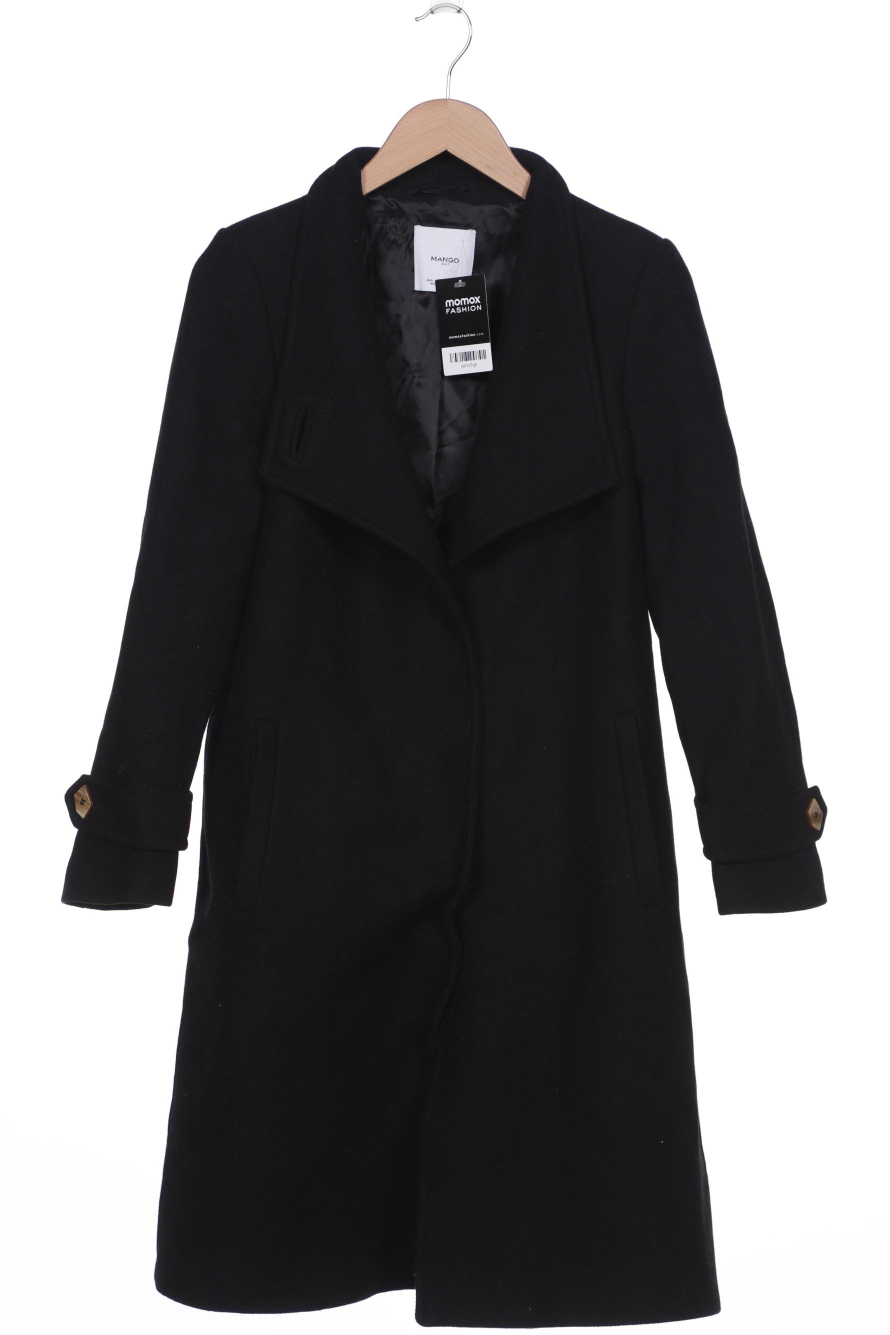 

MANGO Damen Mantel, schwarz