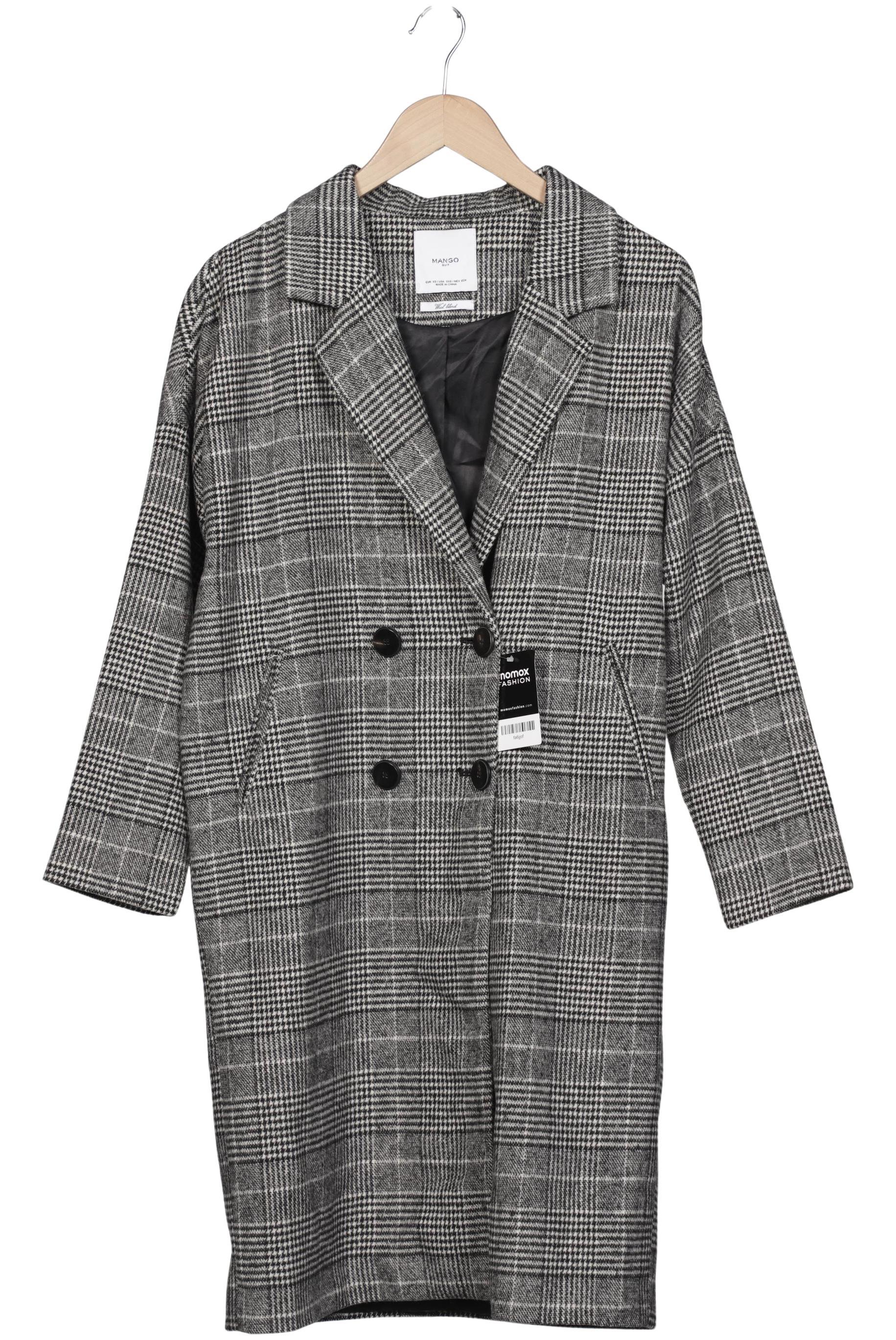 

Mango Damen Mantel, grau, Gr. 34