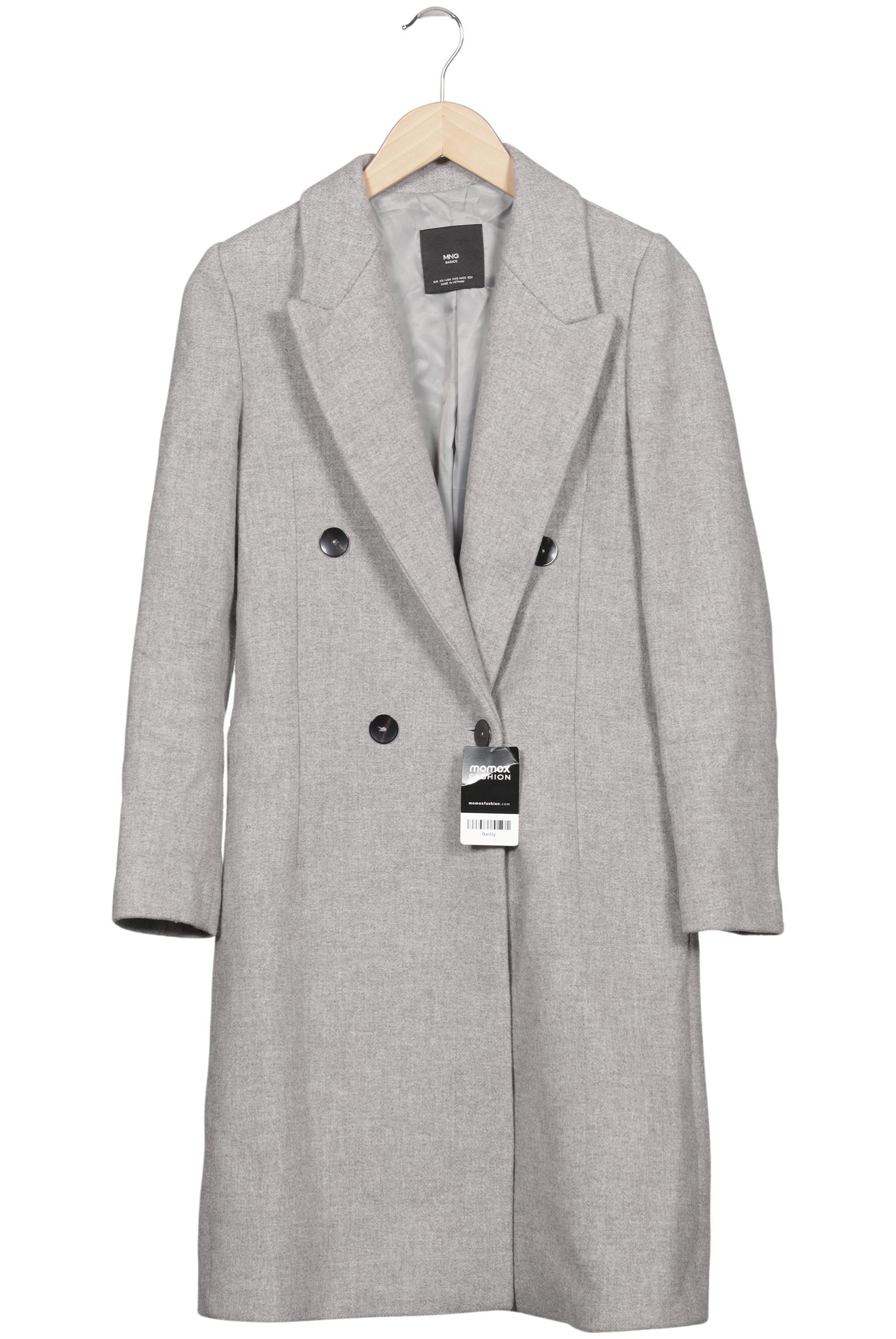 

Mango Damen Mantel, grau, Gr. 34