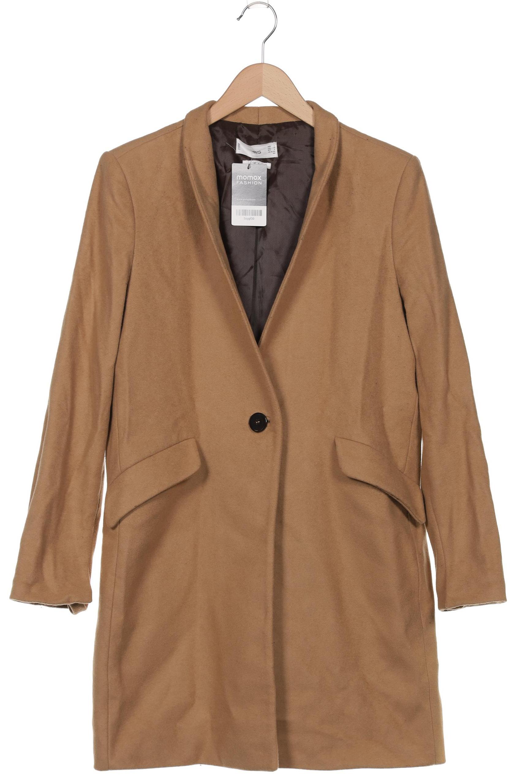 

Mango Damen Mantel, beige, Gr. 42