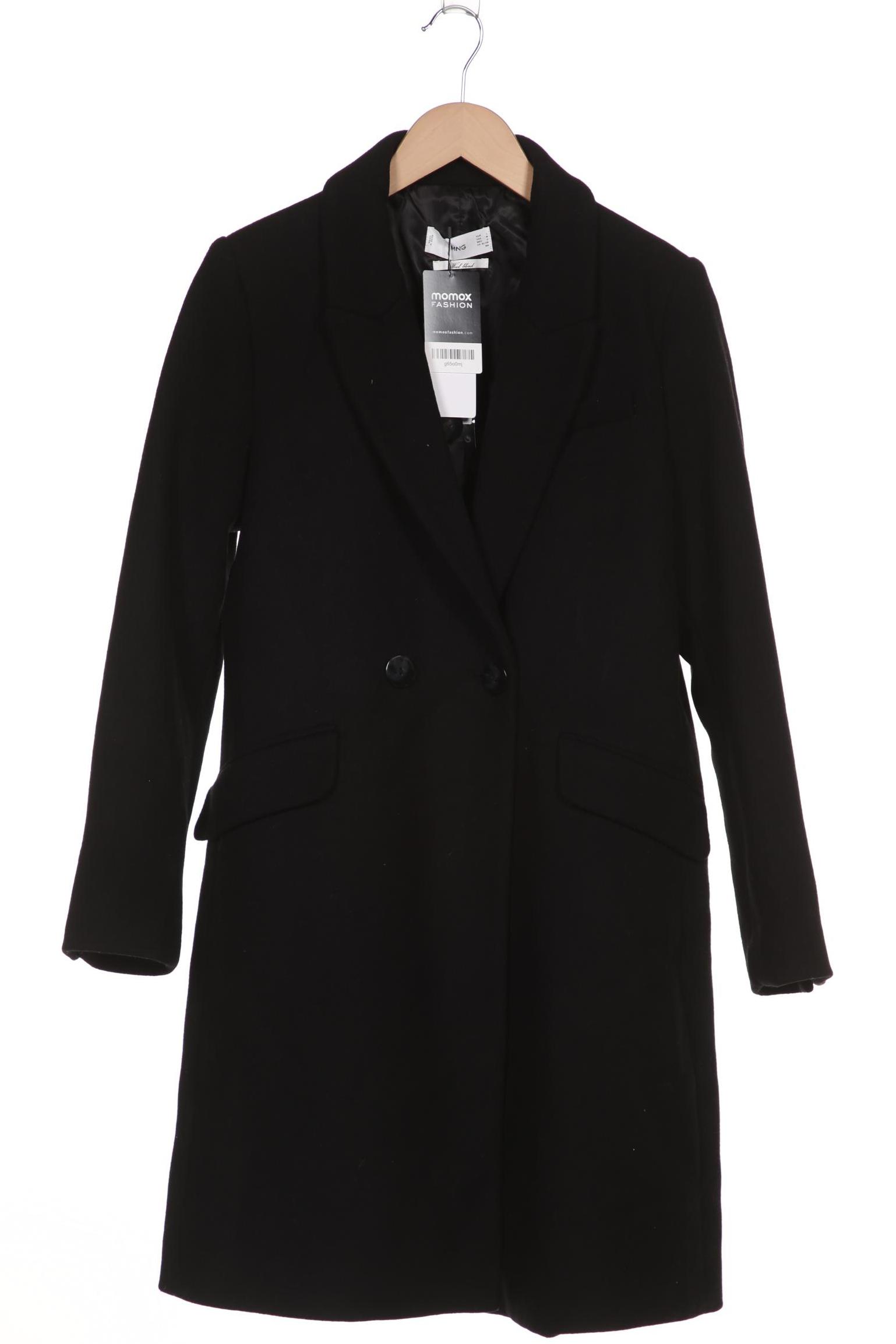 

MANGO Damen Mantel, schwarz
