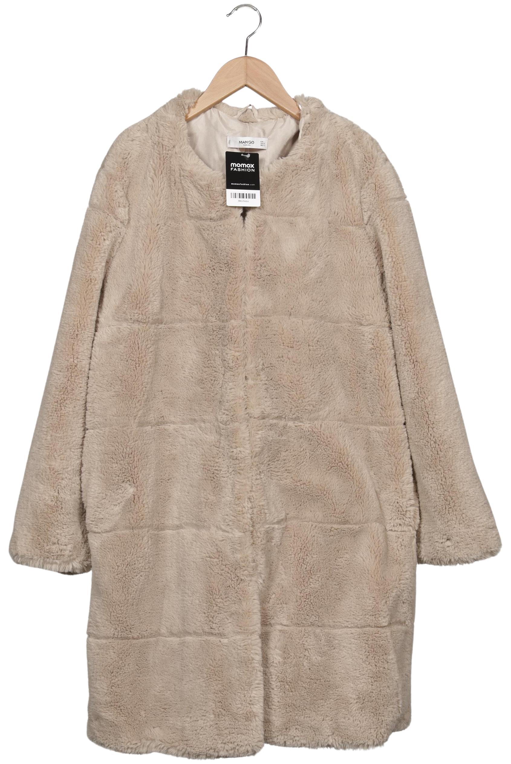 

Mango Damen Mantel, beige, Gr. 42