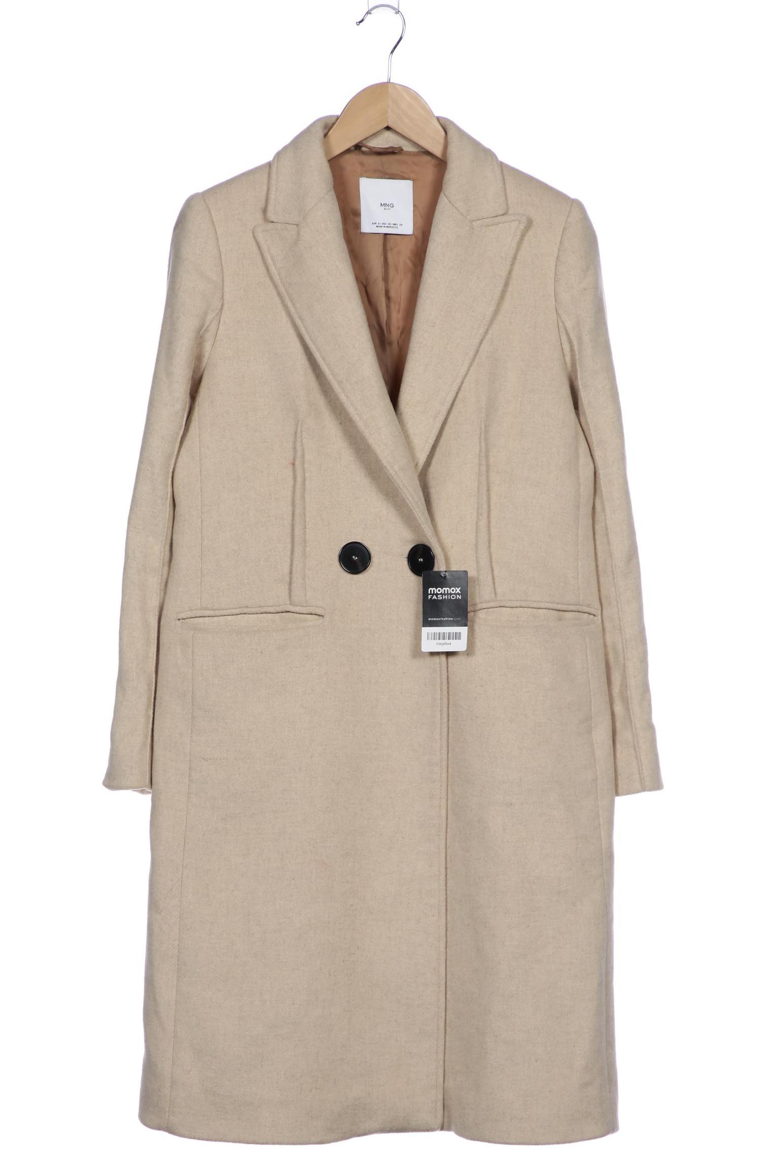 

Mango Damen Mantel, beige, Gr. 36
