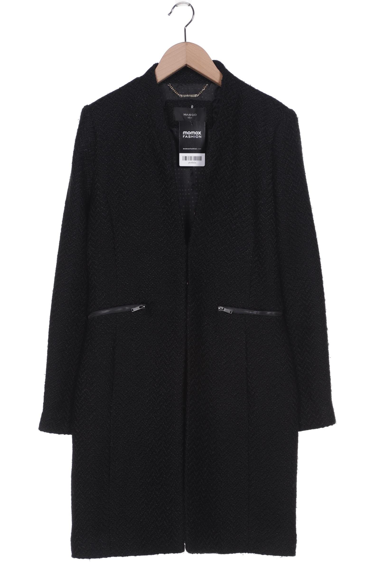 

MANGO Damen Mantel, schwarz