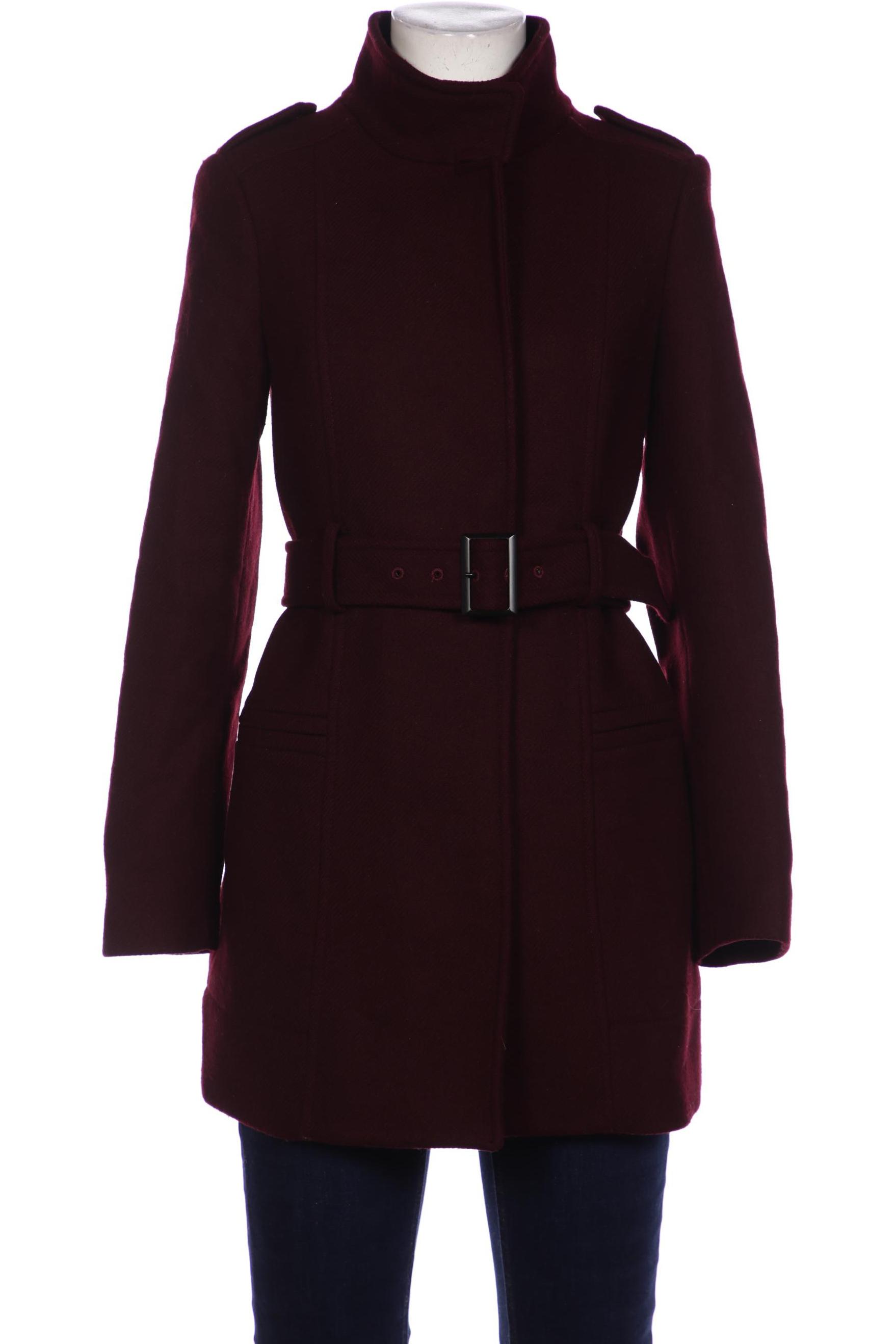 

Mango Damen Mantel, bordeaux, Gr. 36