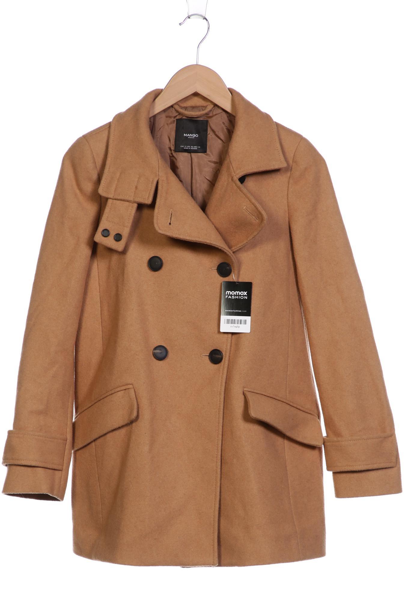 

Mango Damen Mantel, beige, Gr. 36