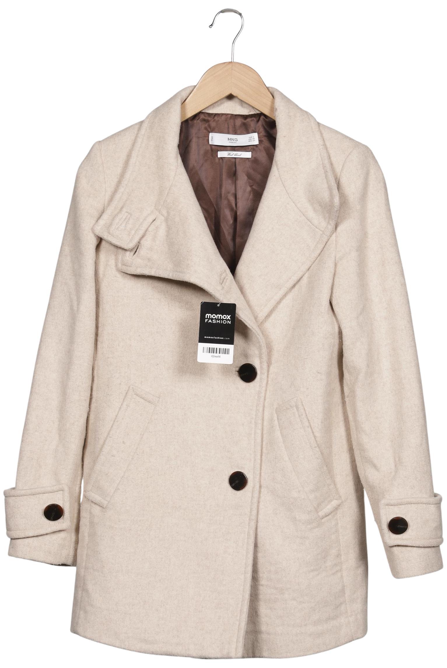 

Mango Damen Mantel, beige, Gr. 36