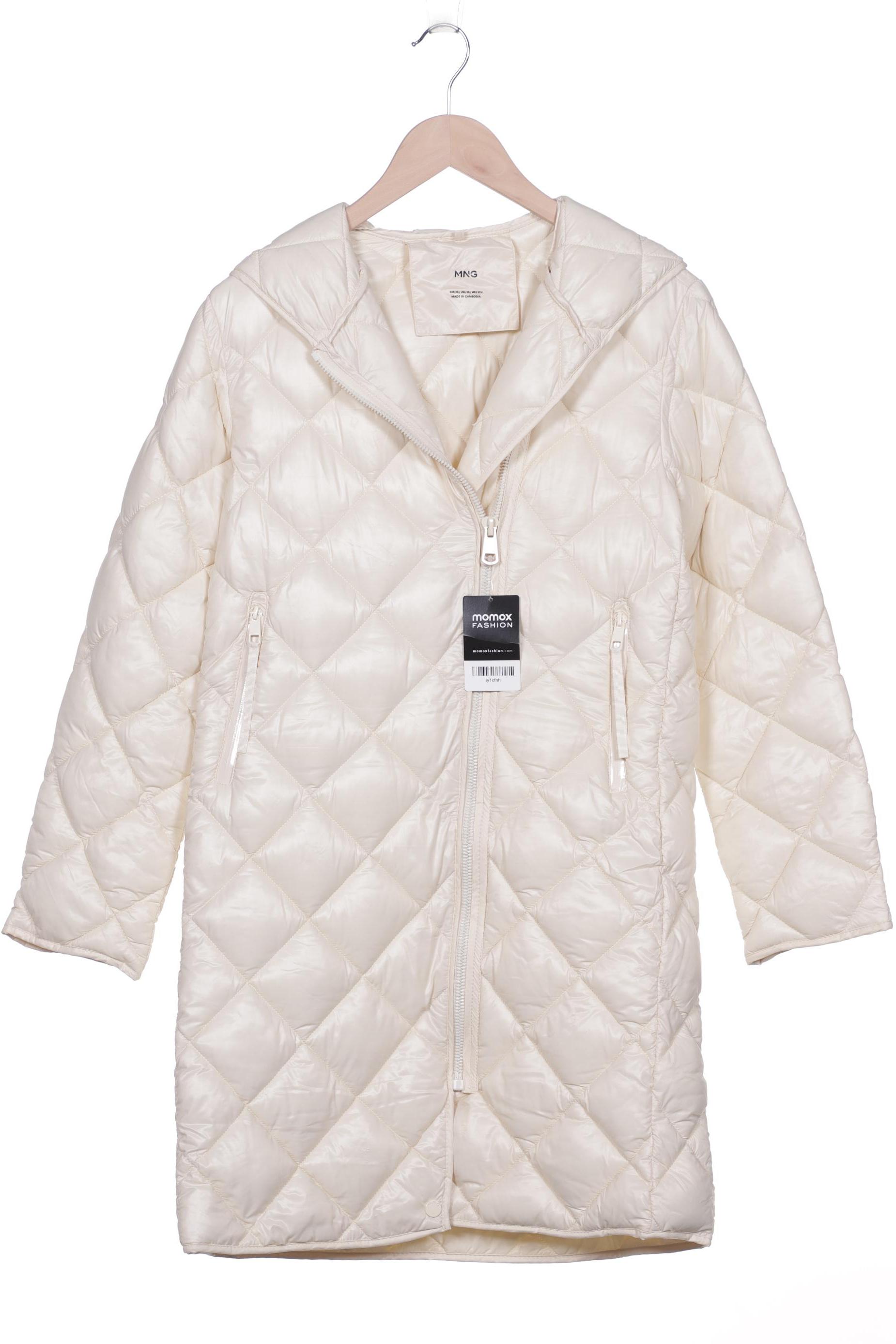 

MANGO Damen Mantel, cremeweiß