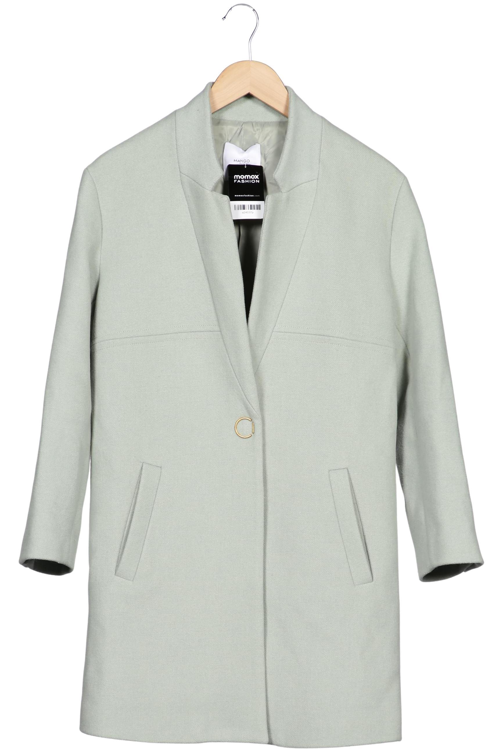 

Mango Damen Mantel, hellgrün, Gr. 36