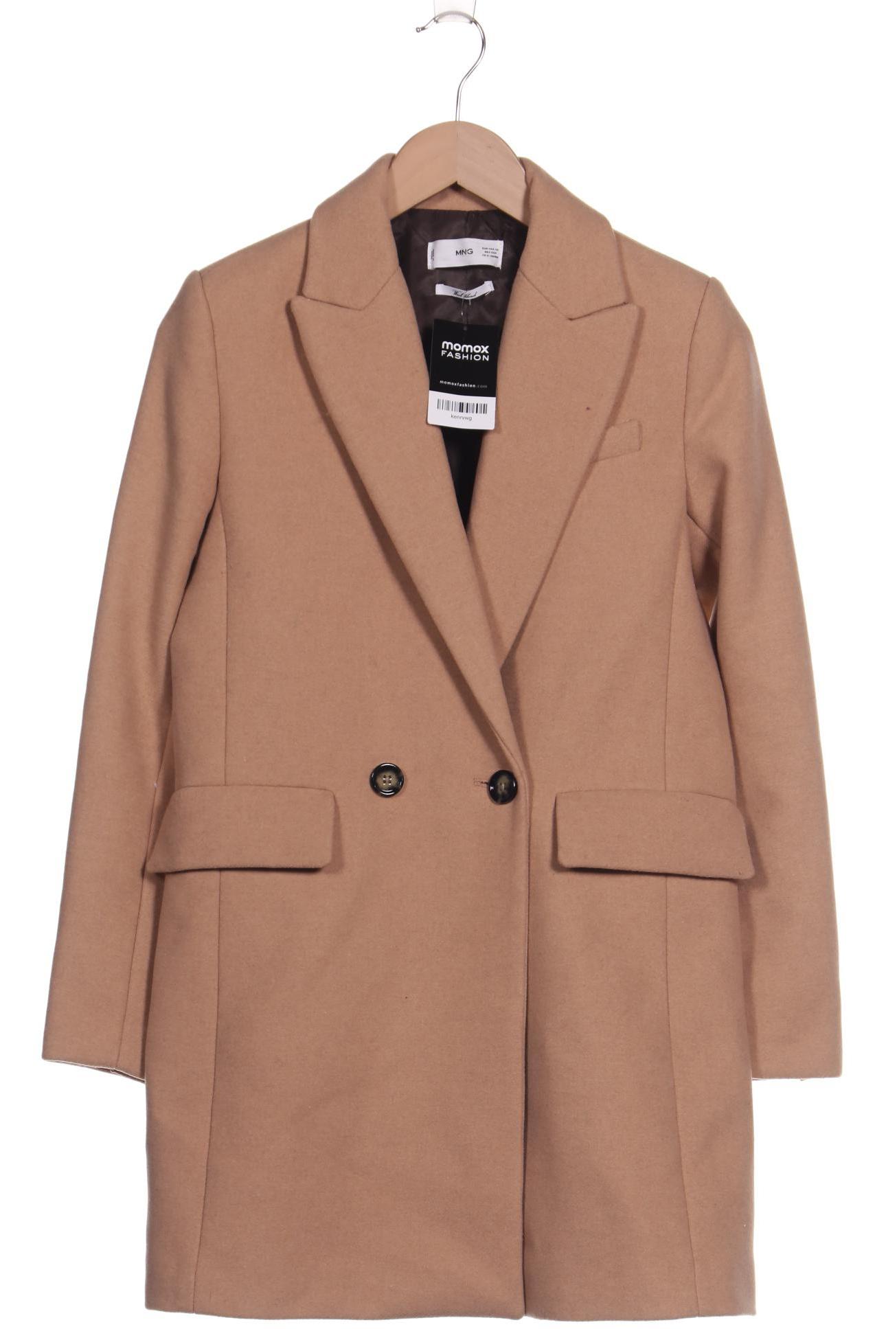 

Mango Damen Mantel, beige, Gr. 34