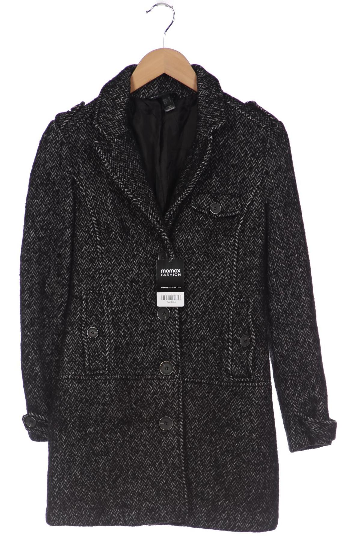 

MANGO Damen Mantel, schwarz
