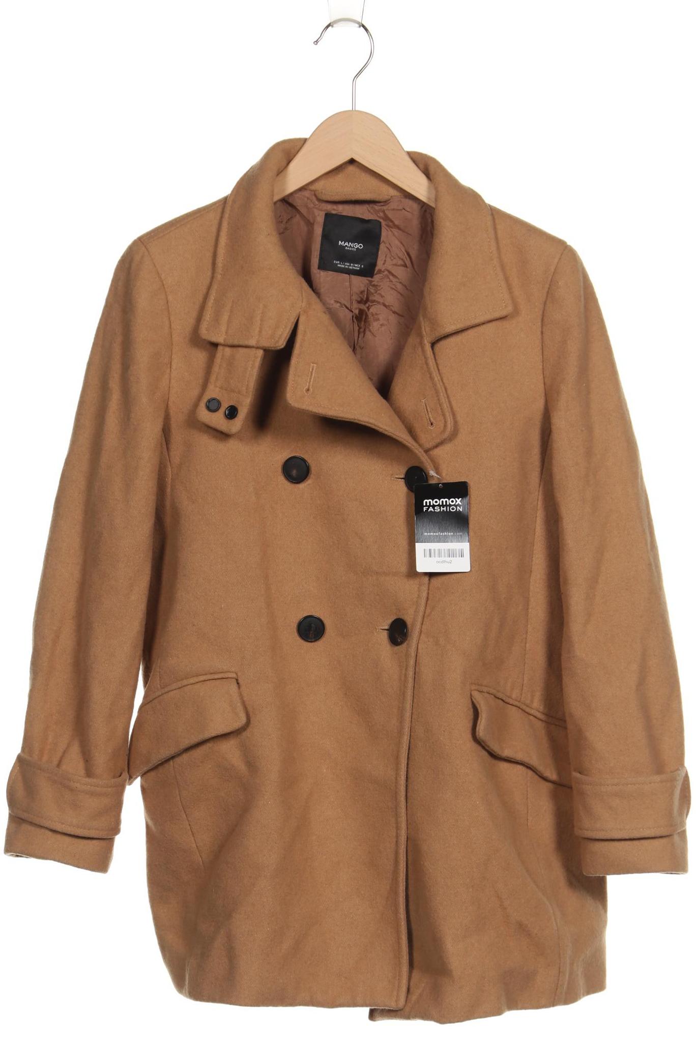 

Mango Damen Mantel, beige, Gr. 42