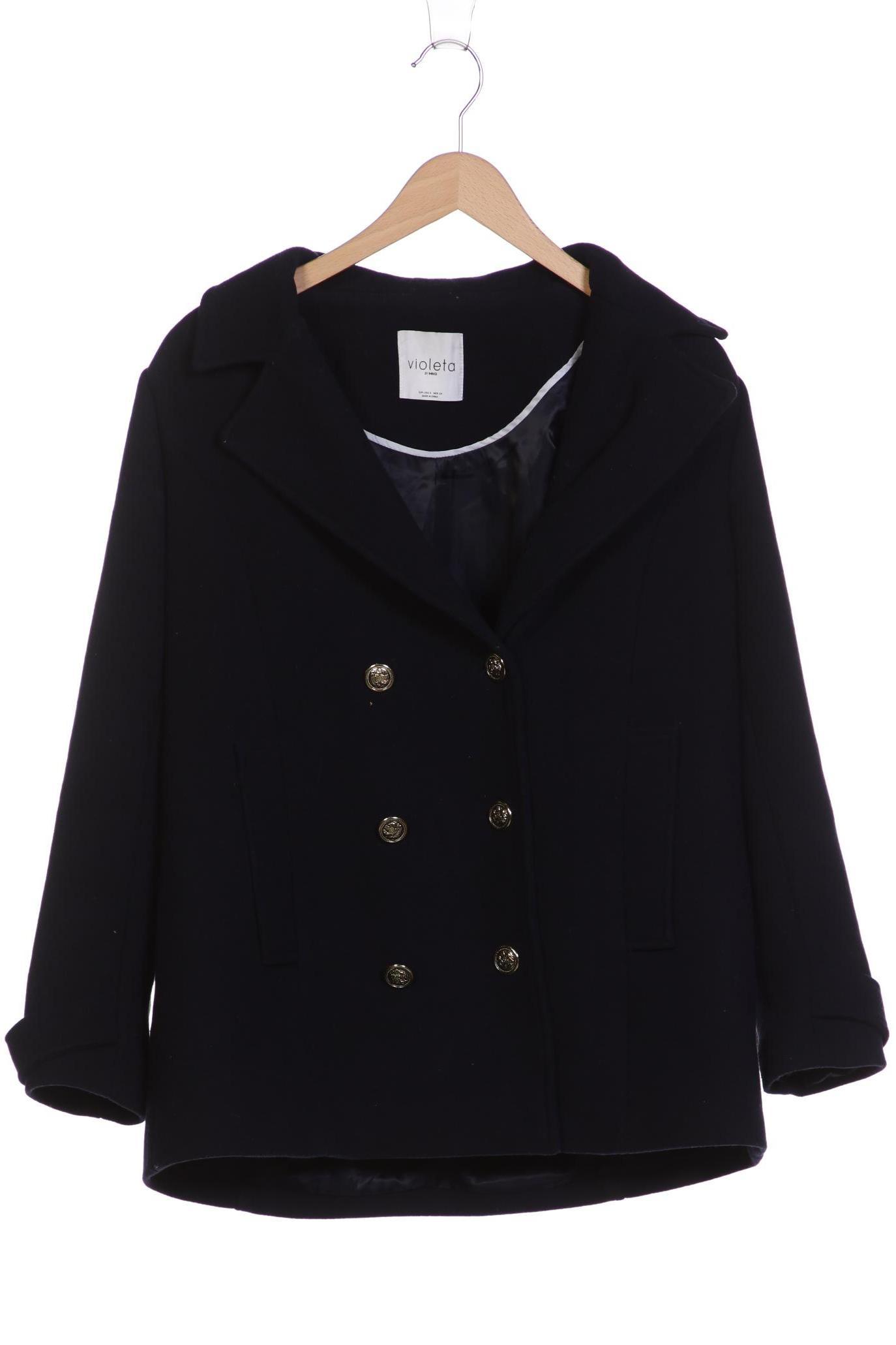 

MANGO Damen Mantel, marineblau