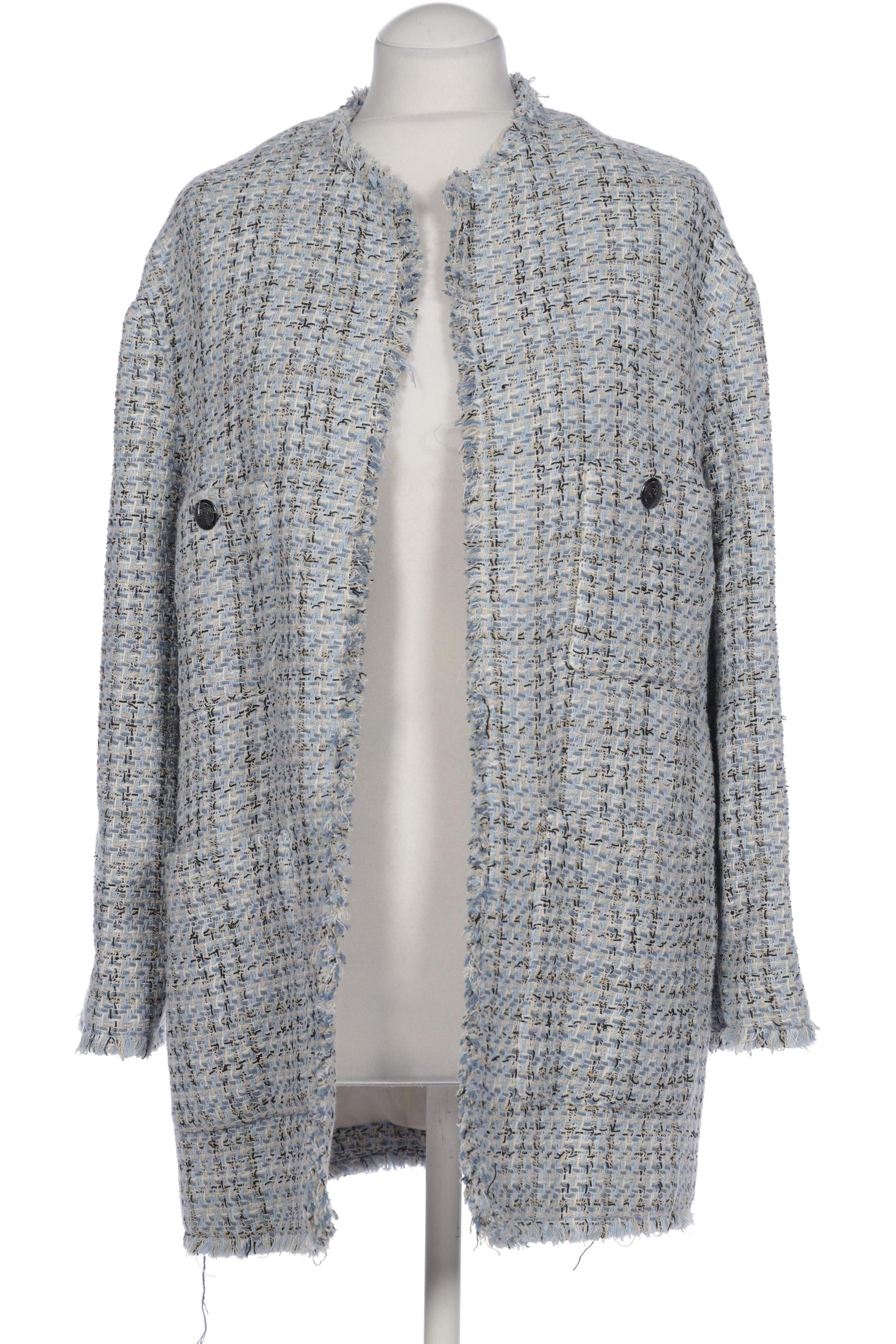 

Mango Damen Mantel, hellblau, Gr. 36