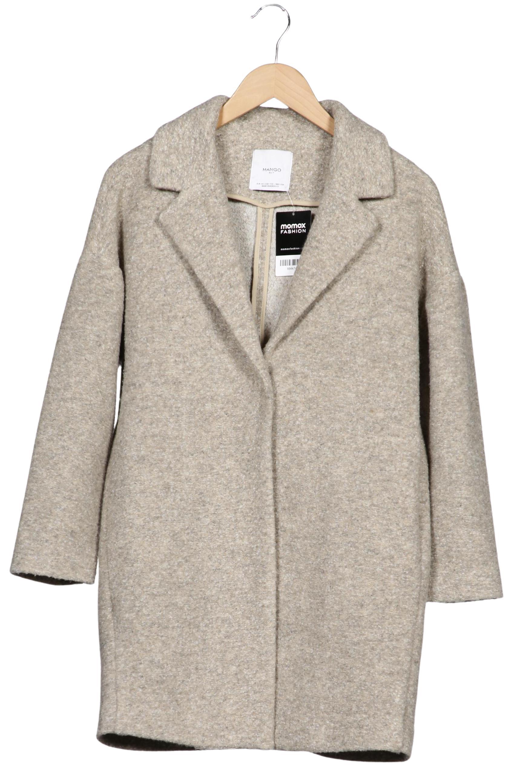 

Mango Damen Mantel, beige, Gr. 34