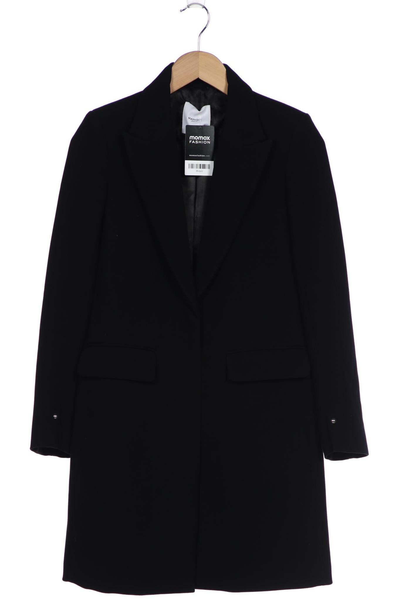 

MANGO Damen Mantel, schwarz