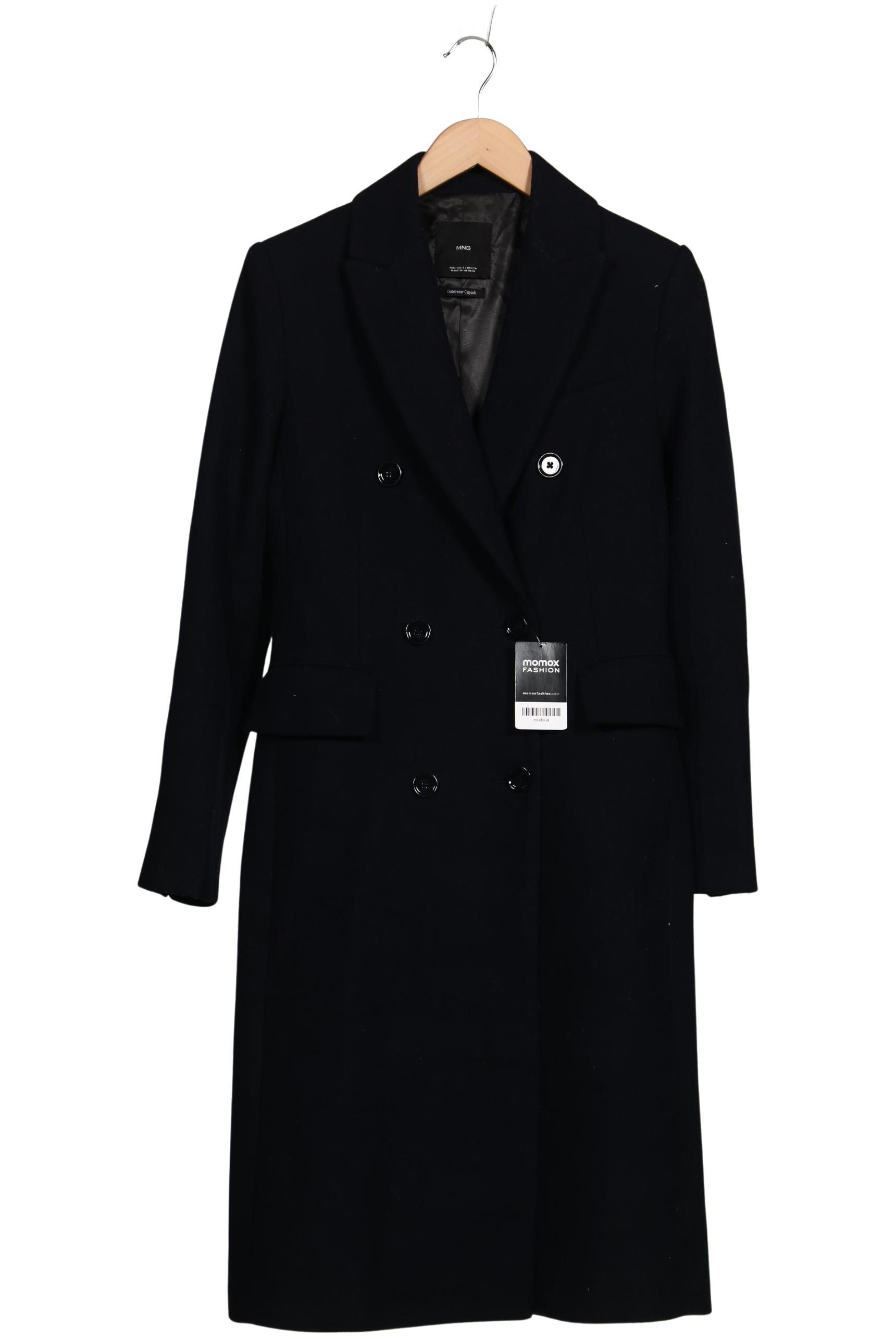

Mango Damen Mantel, marineblau, Gr. 36