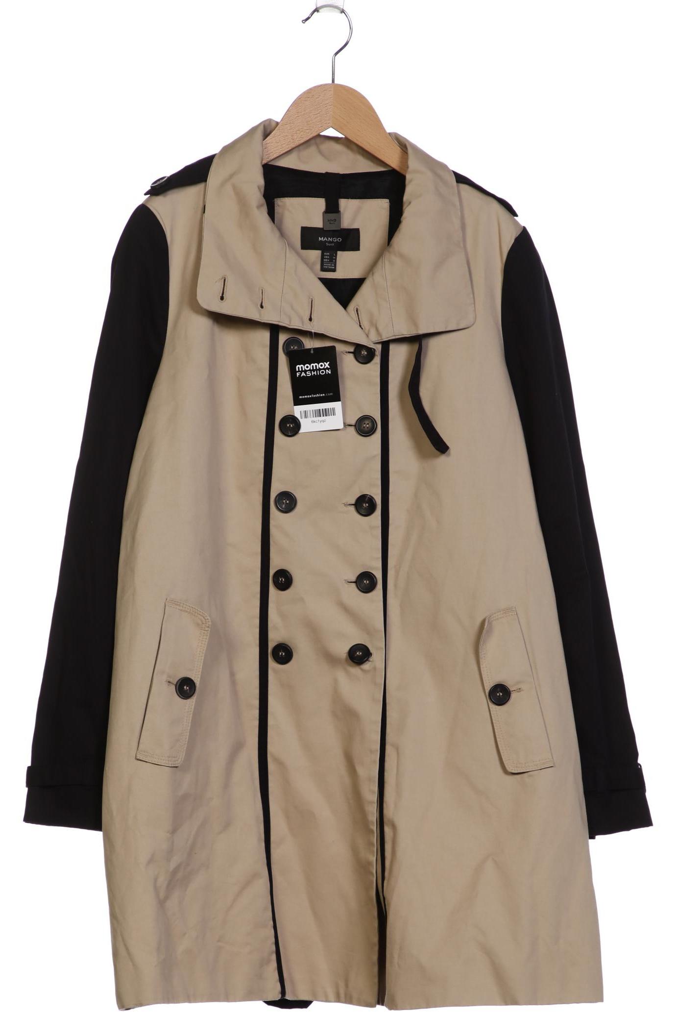 

Mango Damen Mantel, beige, Gr. 42