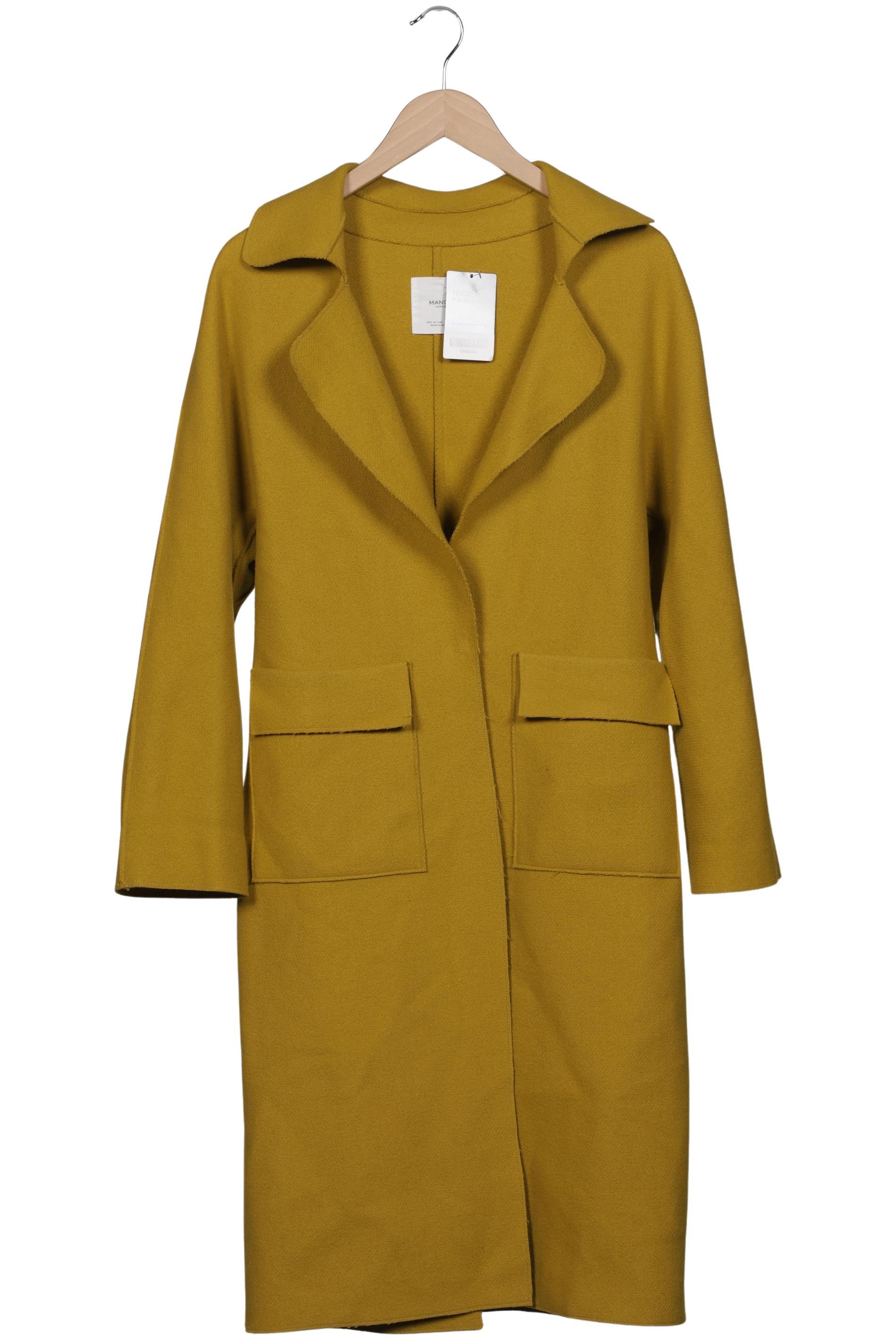 

Mango Damen Mantel, gelb, Gr. 38