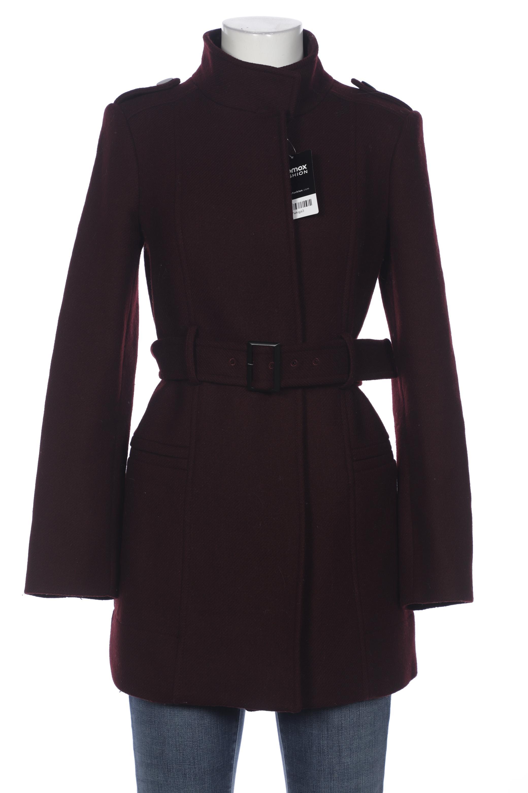 

Mango Damen Mantel, bordeaux, Gr. 36