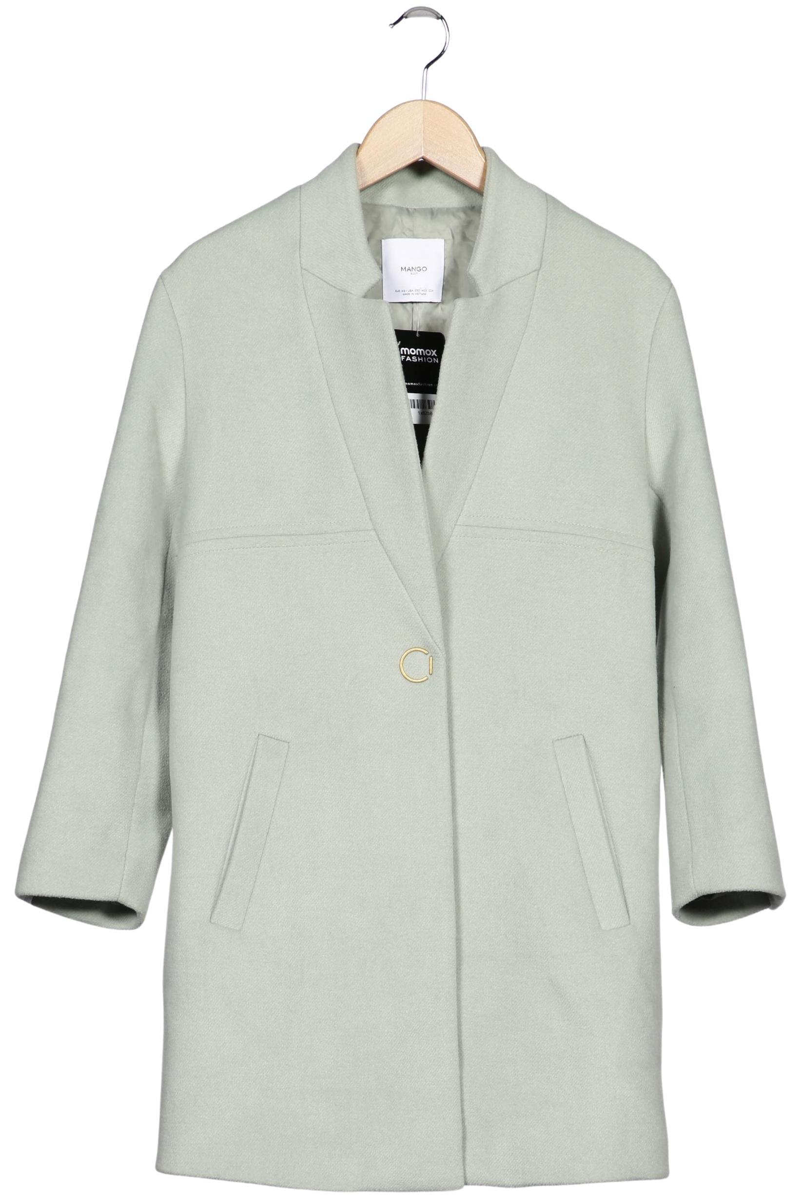 

Mango Damen Mantel, hellgrün, Gr. 34