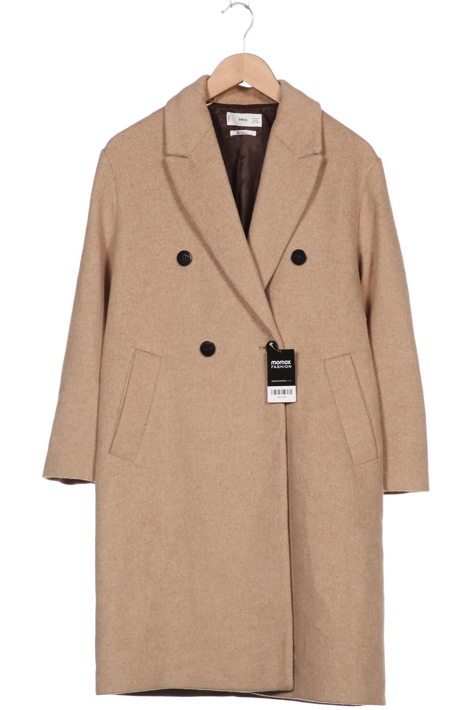 

Mango Damen Mantel, beige, Gr. 36