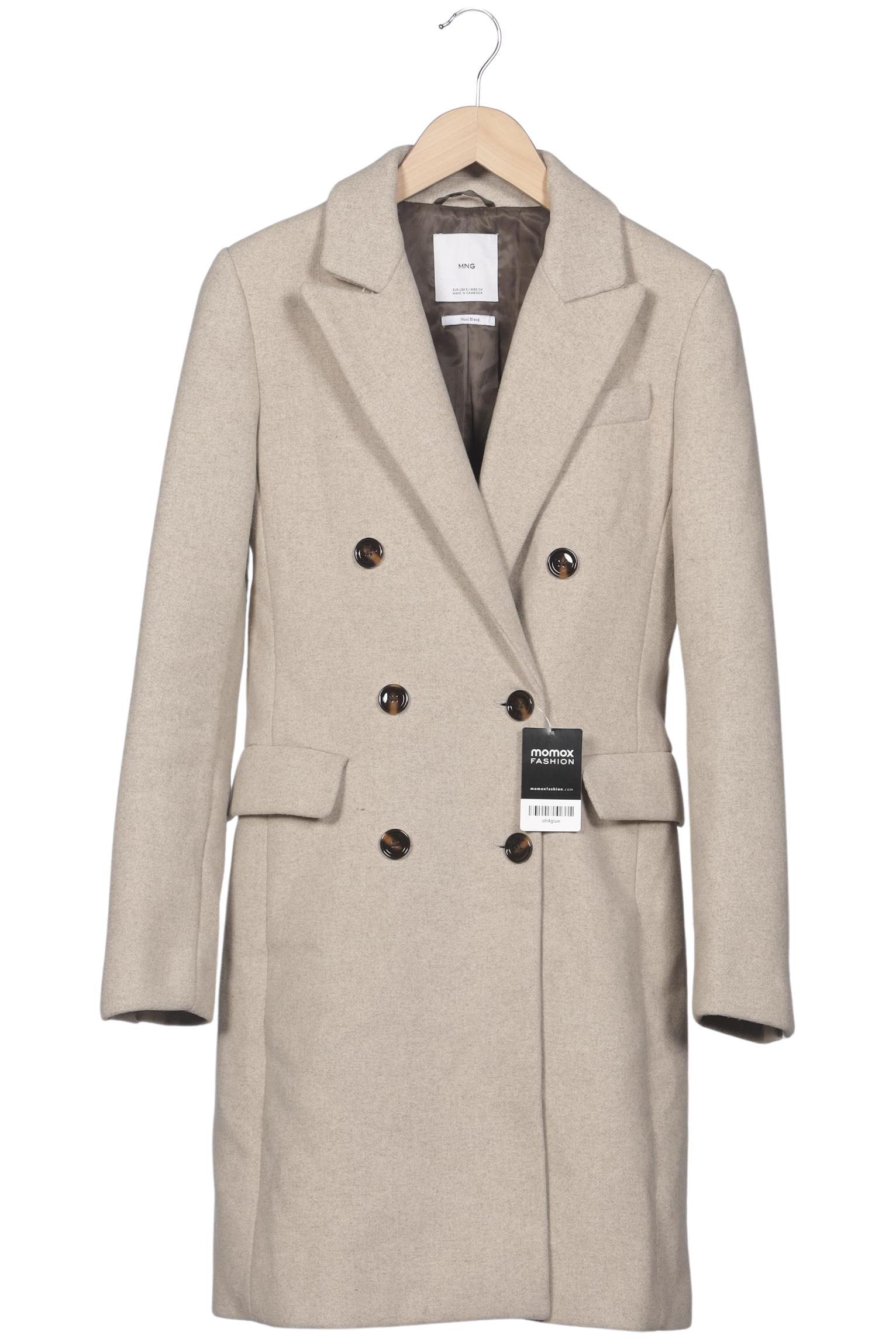 

Mango Damen Mantel, beige, Gr. 36
