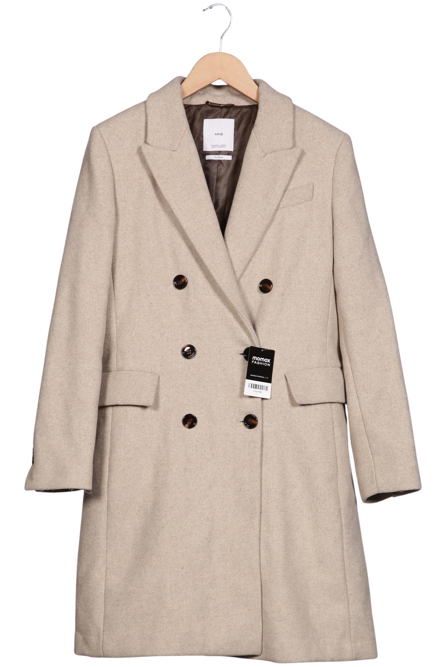 

Mango Damen Mantel, beige, Gr. 44