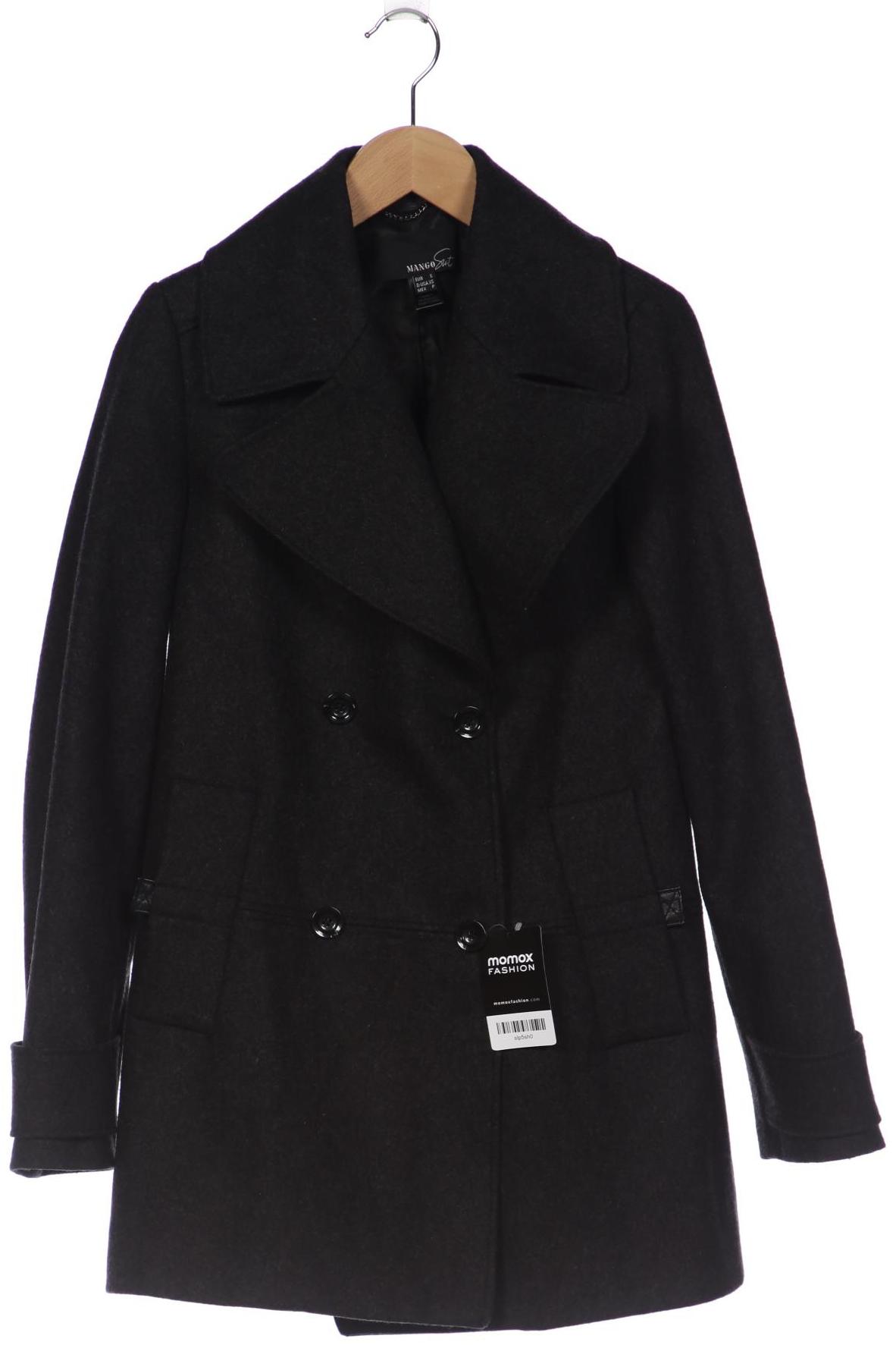 

Mango Damen Mantel, schwarz, Gr. 36