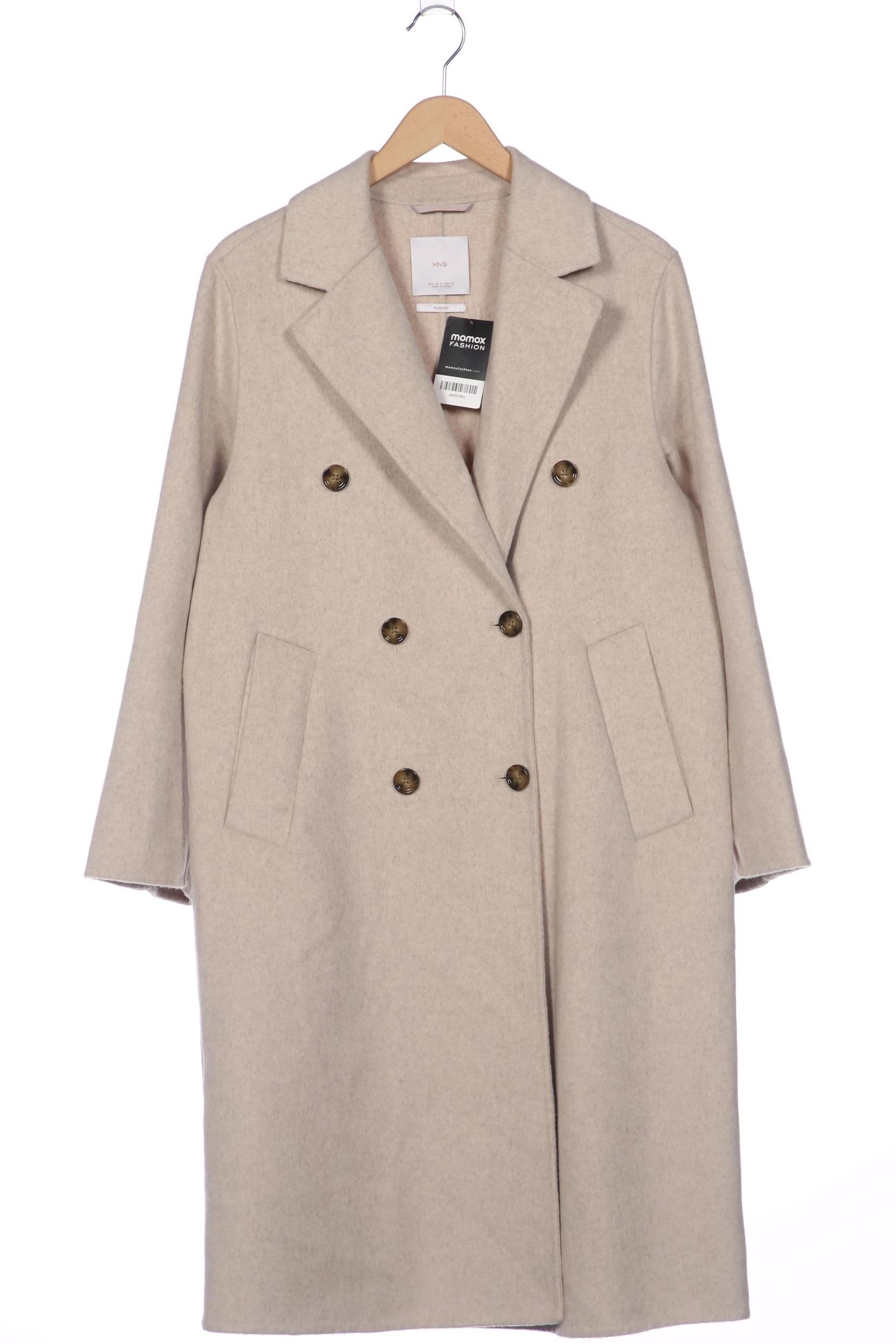 

Mango Damen Mantel, cremeweiß, Gr. 36