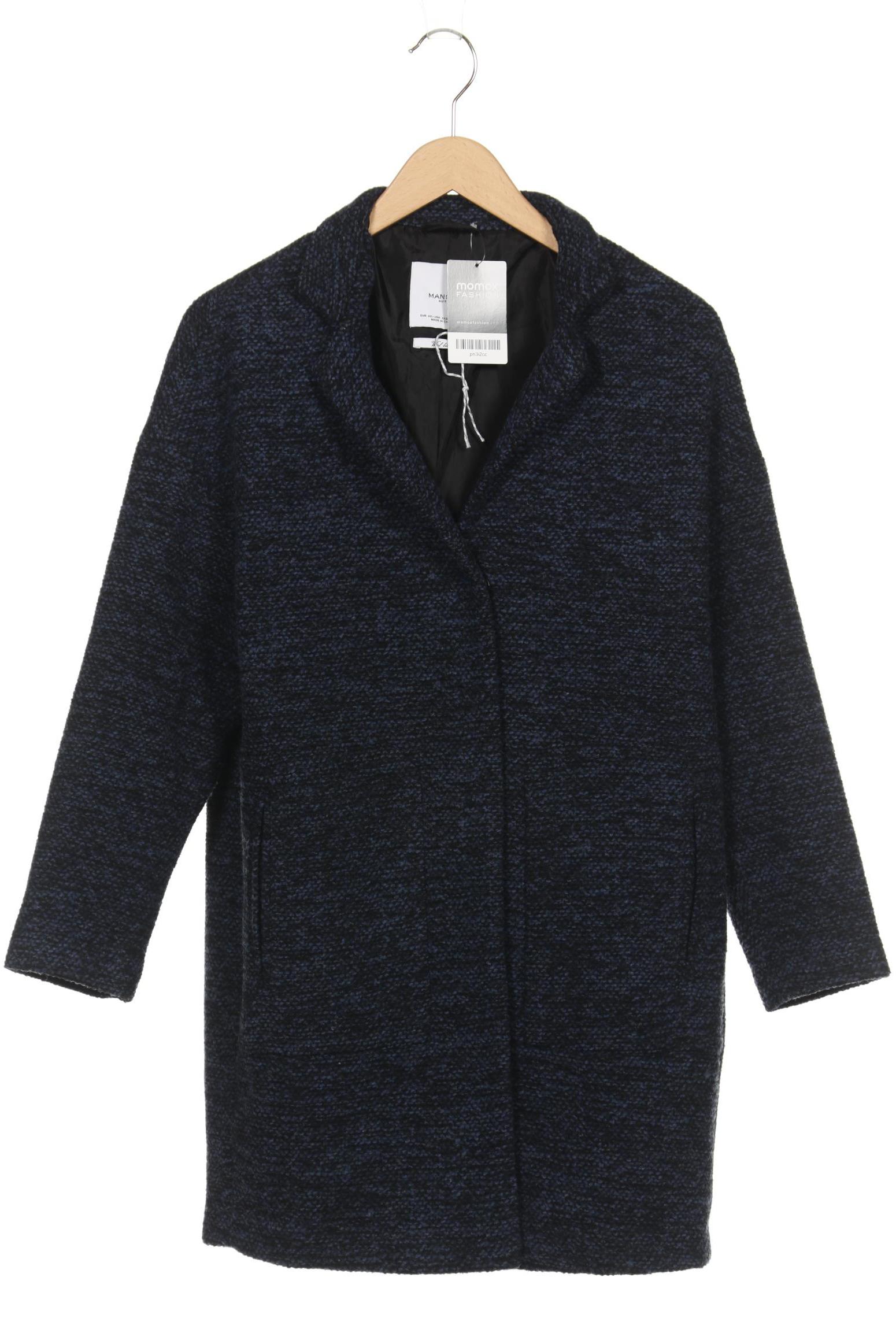 

Mango Damen Mantel, marineblau, Gr. 34
