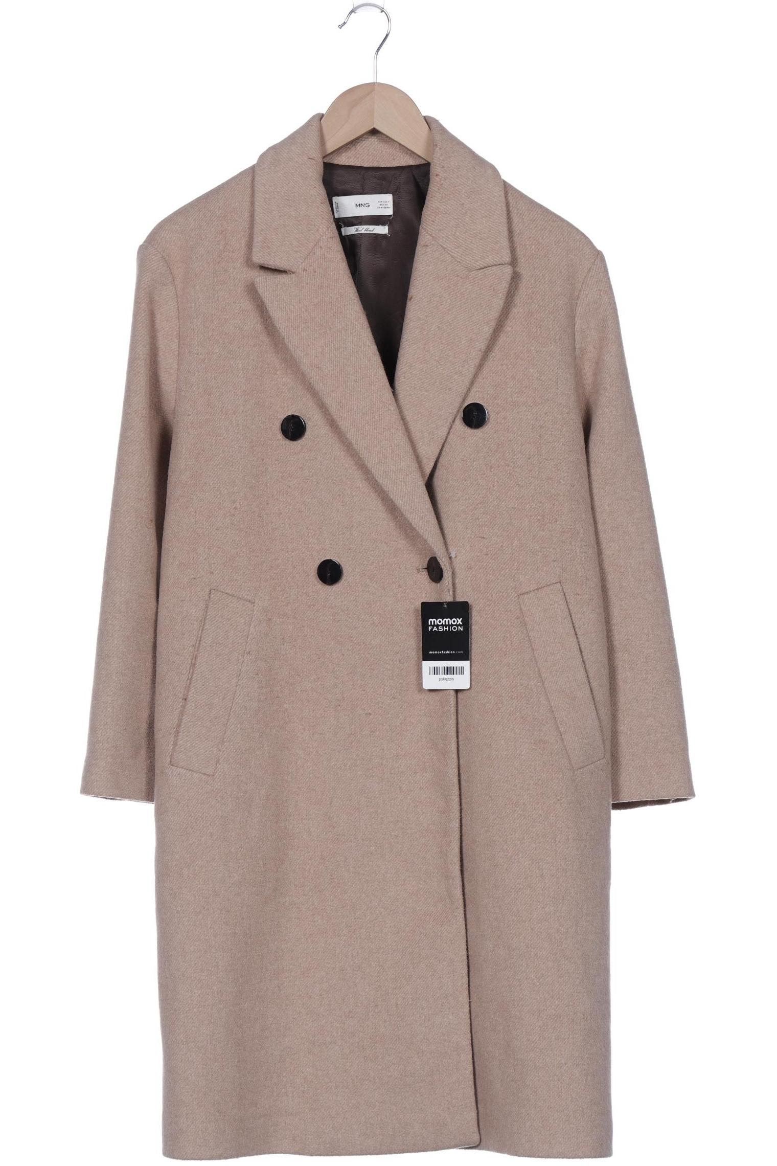 

Mango Damen Mantel, beige, Gr. 36