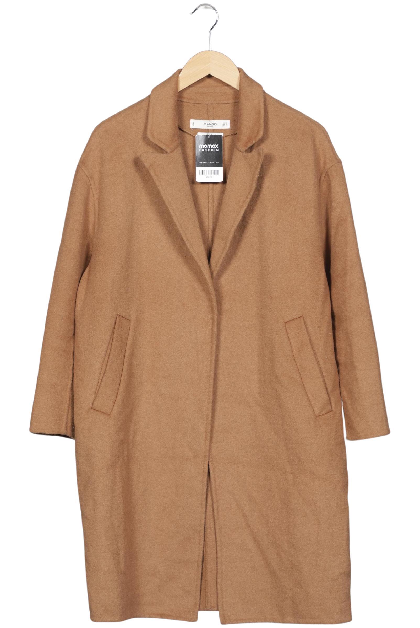 

Mango Damen Mantel, beige, Gr. 36
