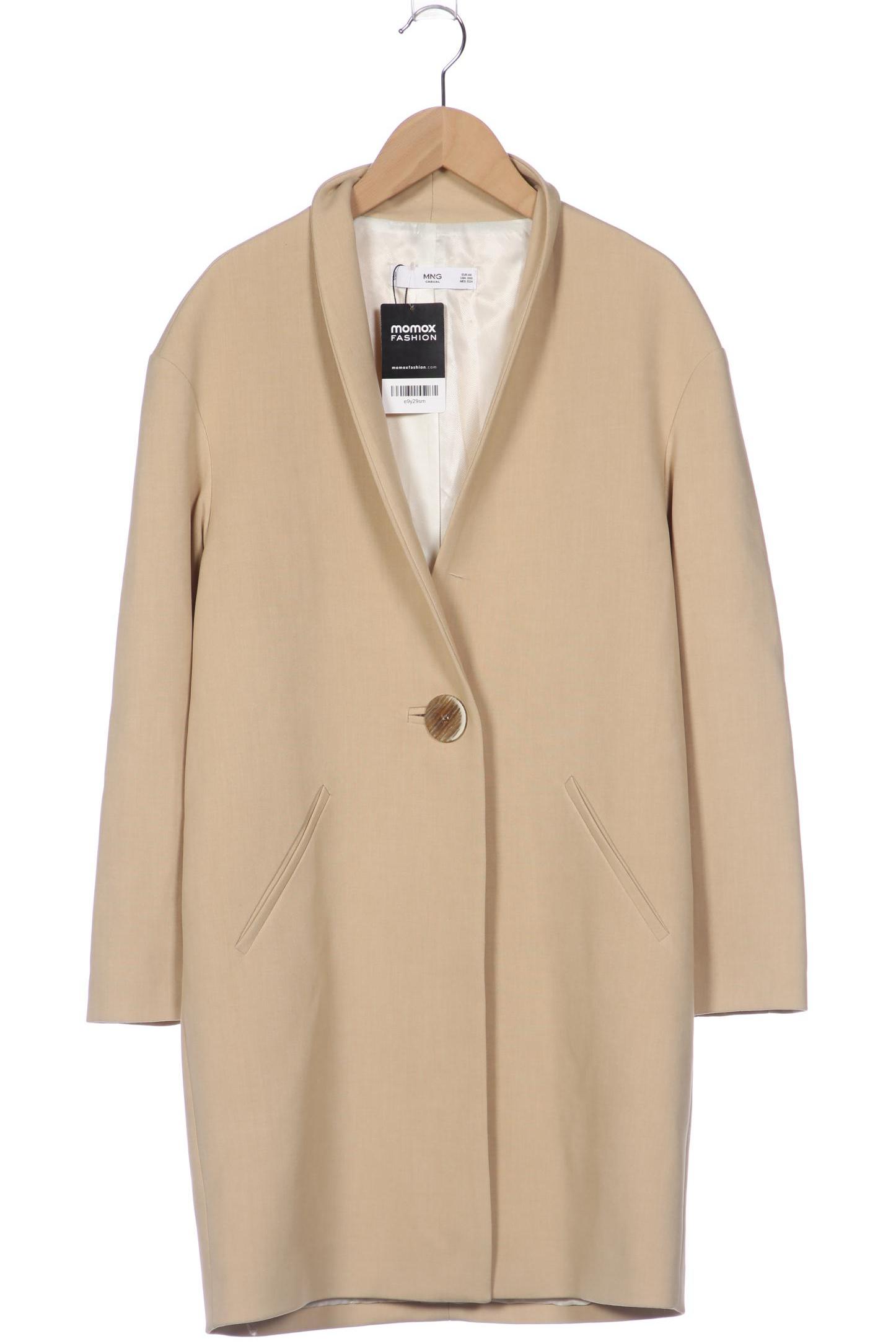

Mango Damen Mantel, beige, Gr. 34
