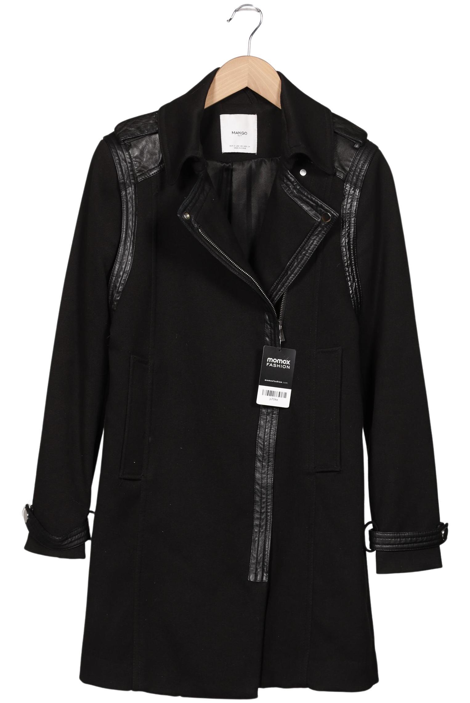 

Mango Damen Mantel, schwarz, Gr. 36