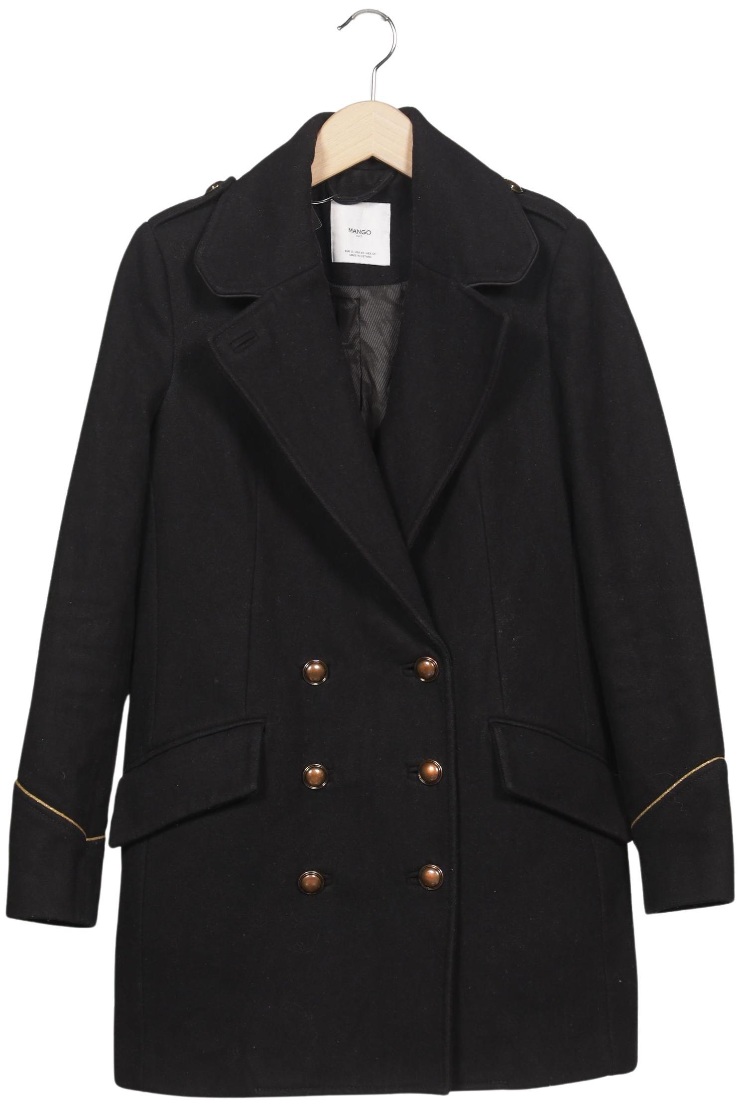 

Mango Damen Mantel, schwarz, Gr. 36