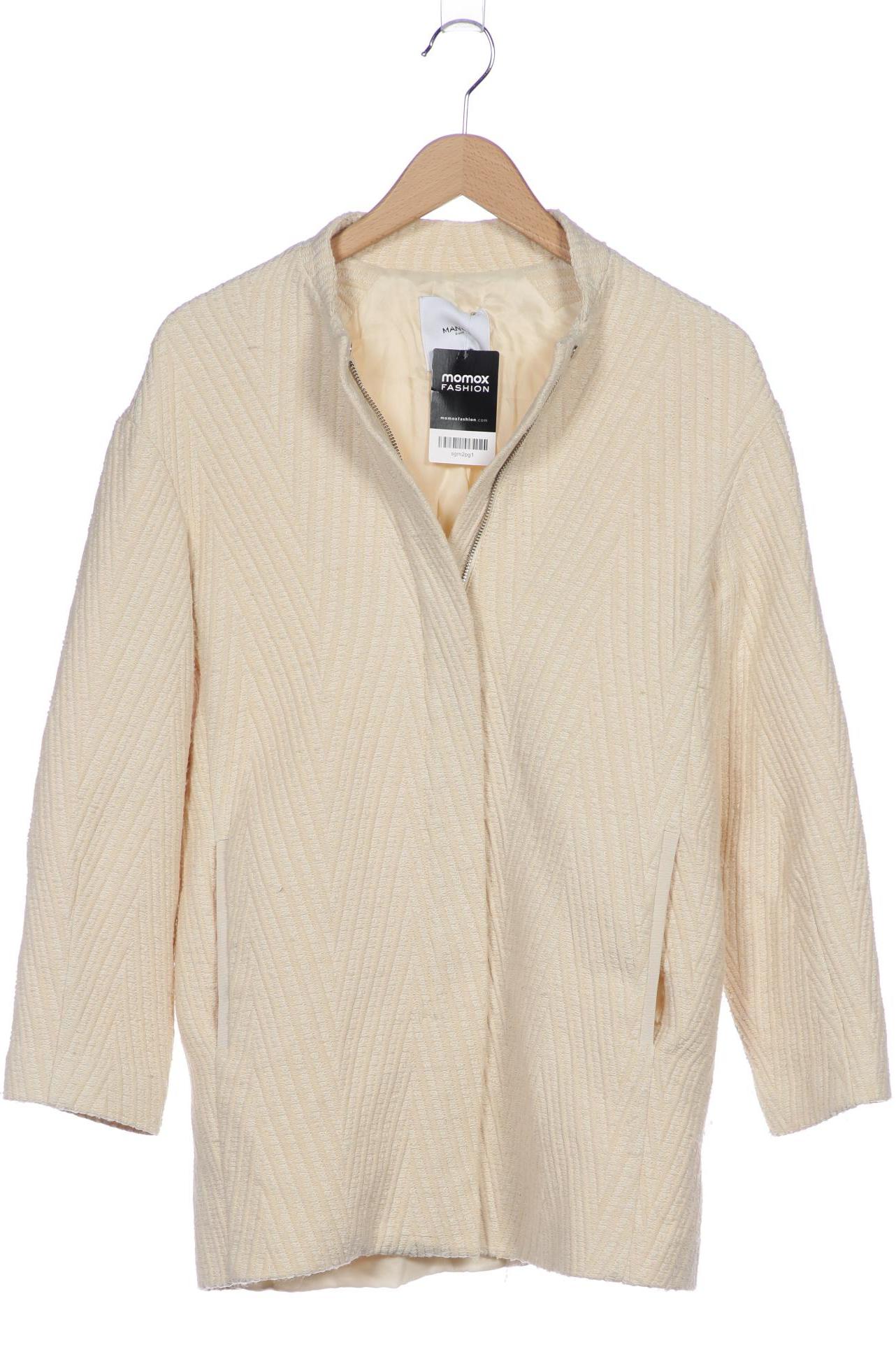 

Mango Damen Mantel, cremeweiß, Gr. 36