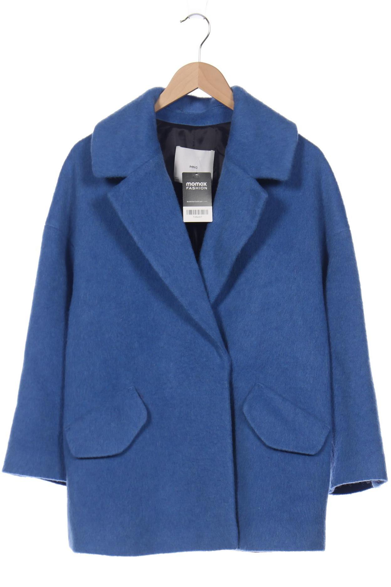 

Mango Damen Mantel, blau, Gr. 34