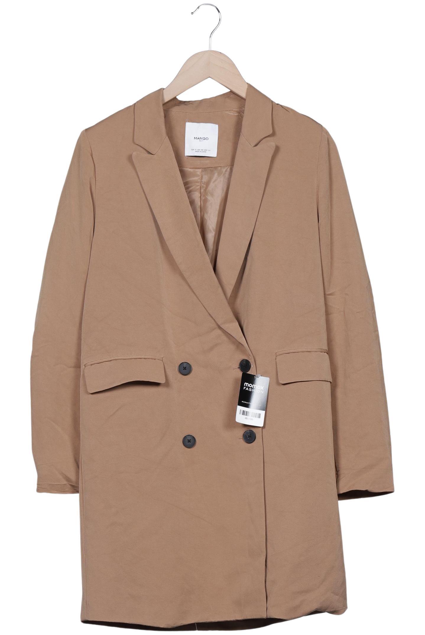 

Mango Damen Mantel, beige, Gr. 36