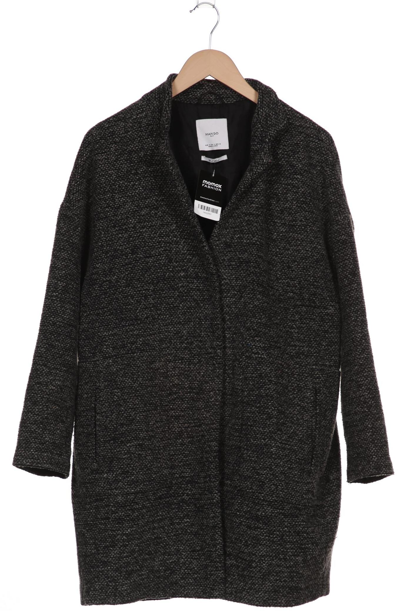 

MANGO Damen Mantel, schwarz