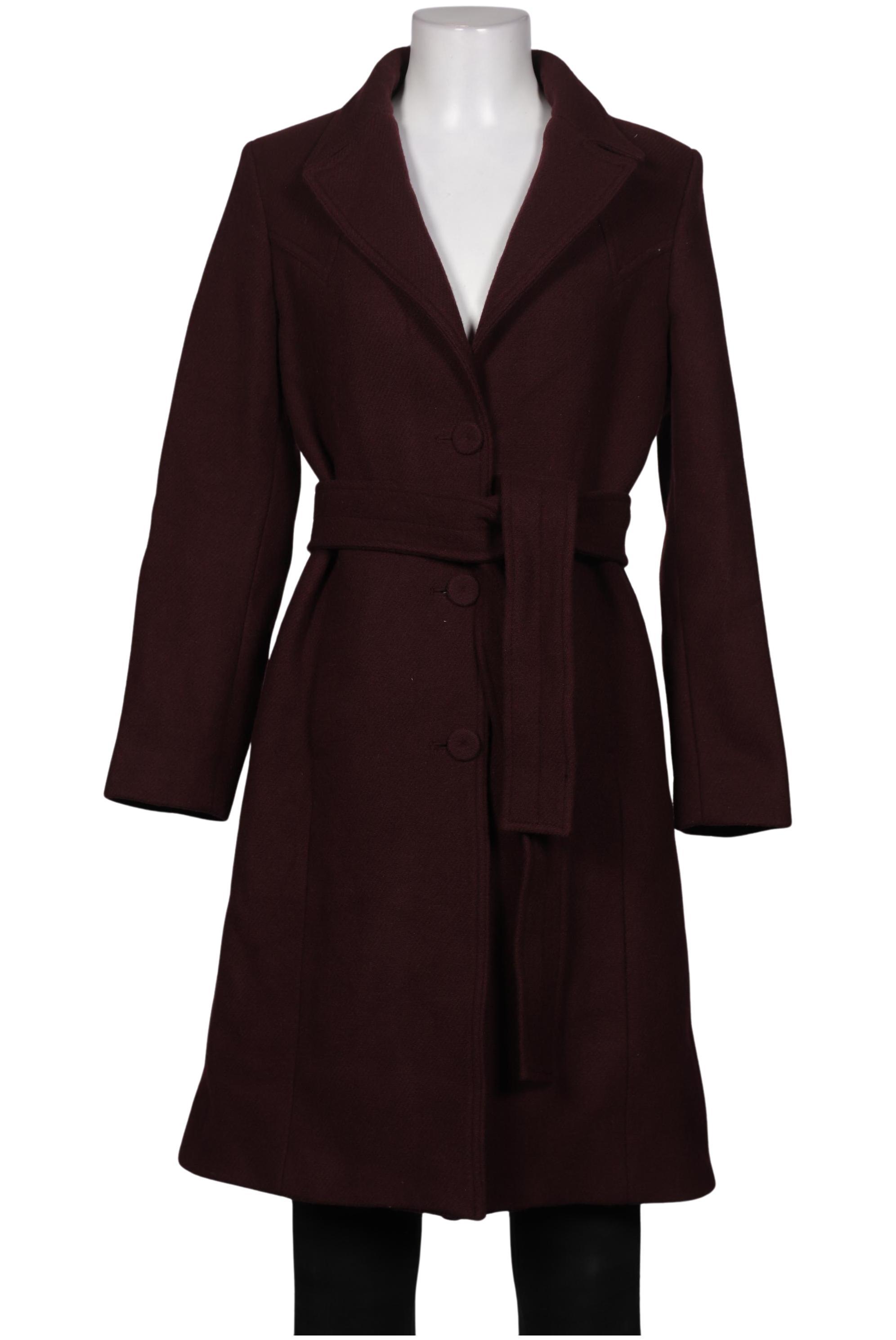 

Mango Damen Mantel, bordeaux, Gr. 34