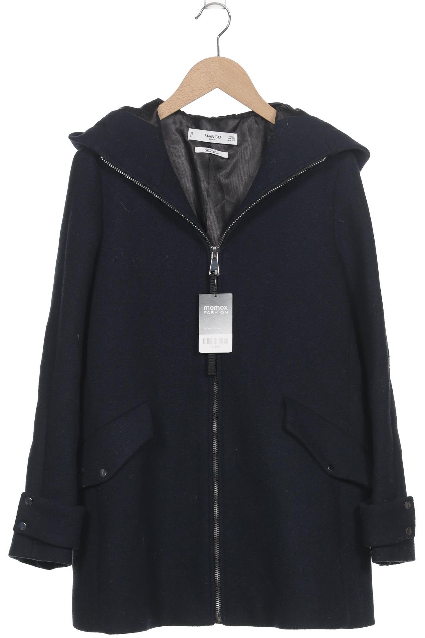

Mango Damen Mantel, marineblau, Gr. 34