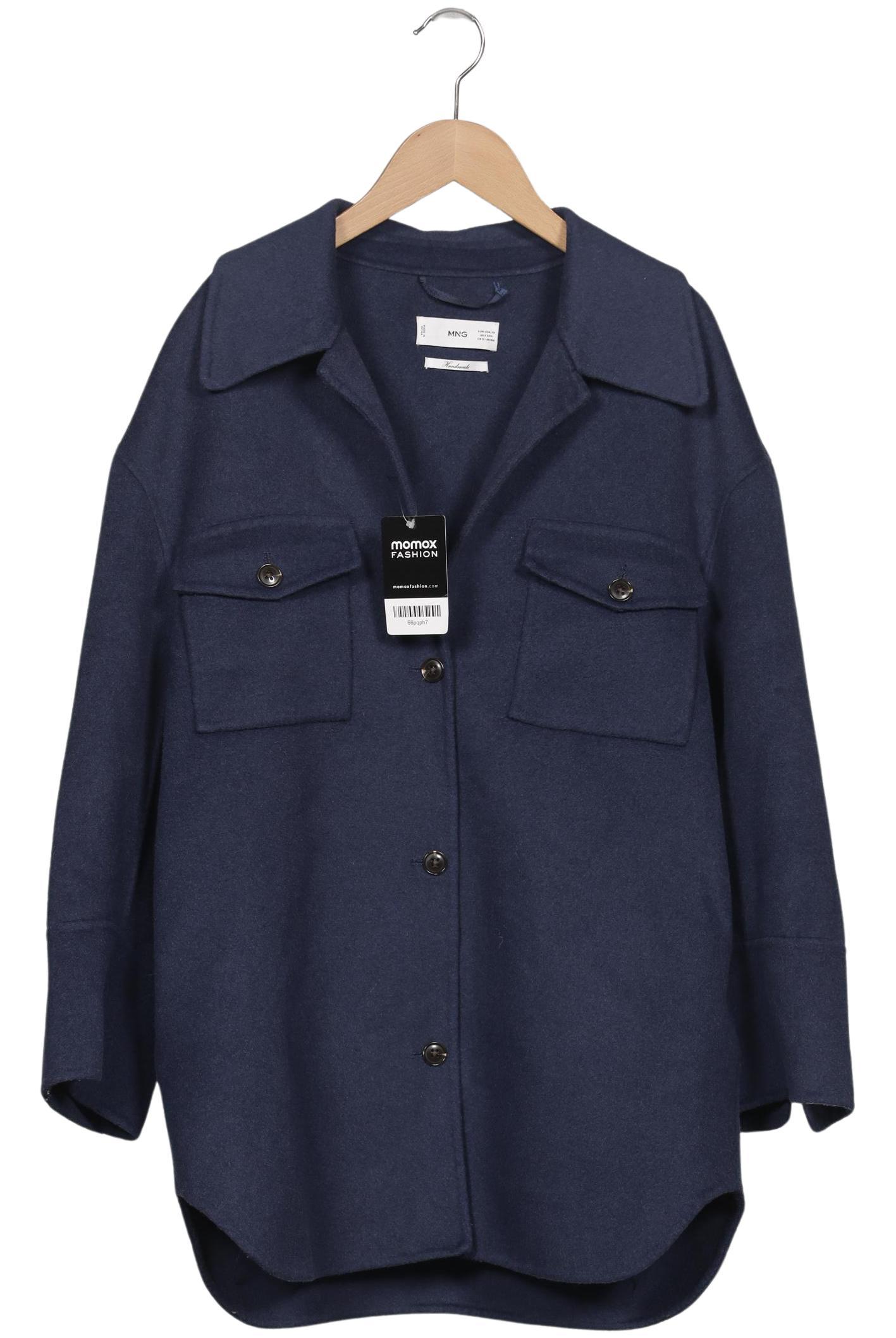 

Mango Damen Mantel, marineblau, Gr. 34