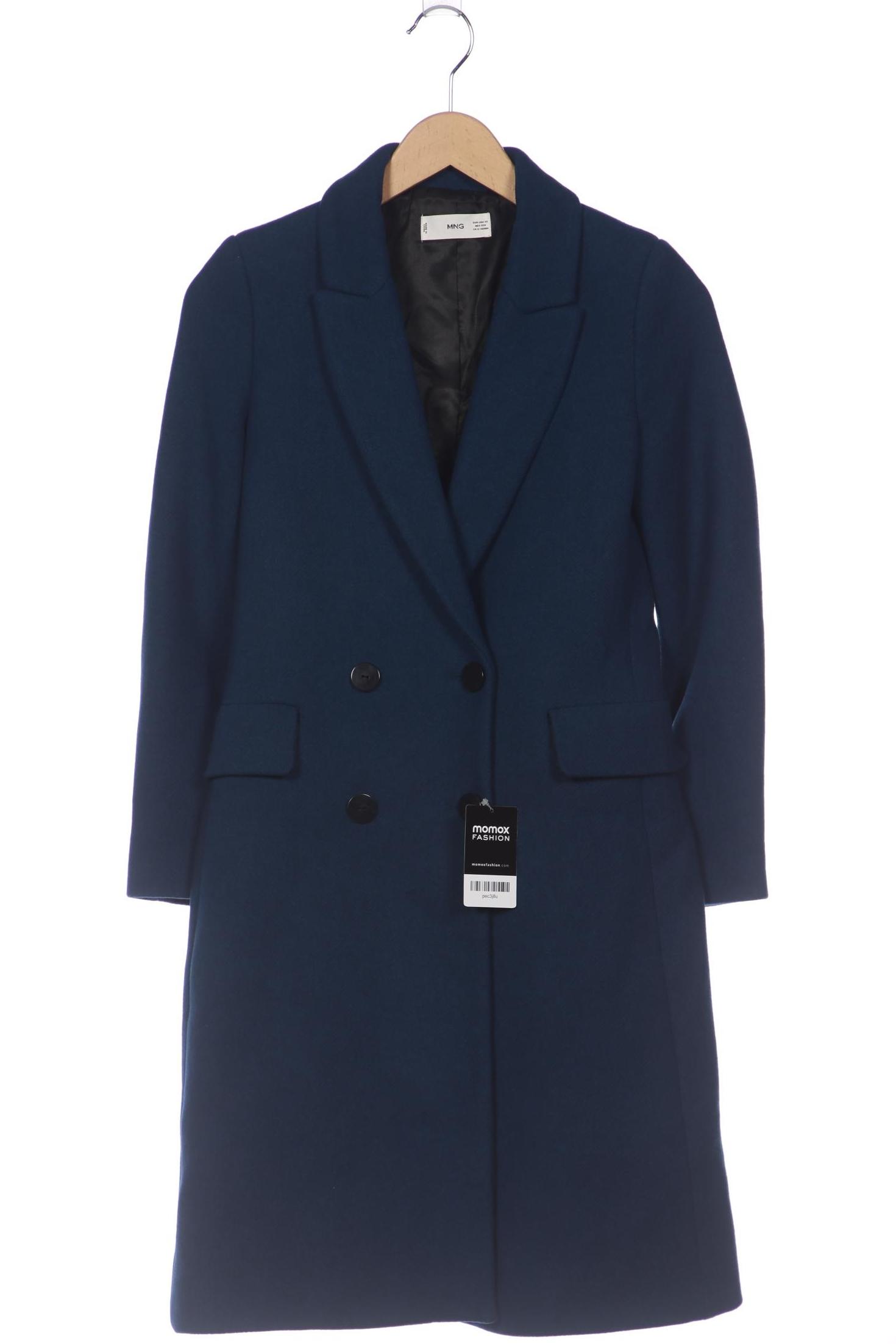 

Mango Damen Mantel, blau, Gr. 34