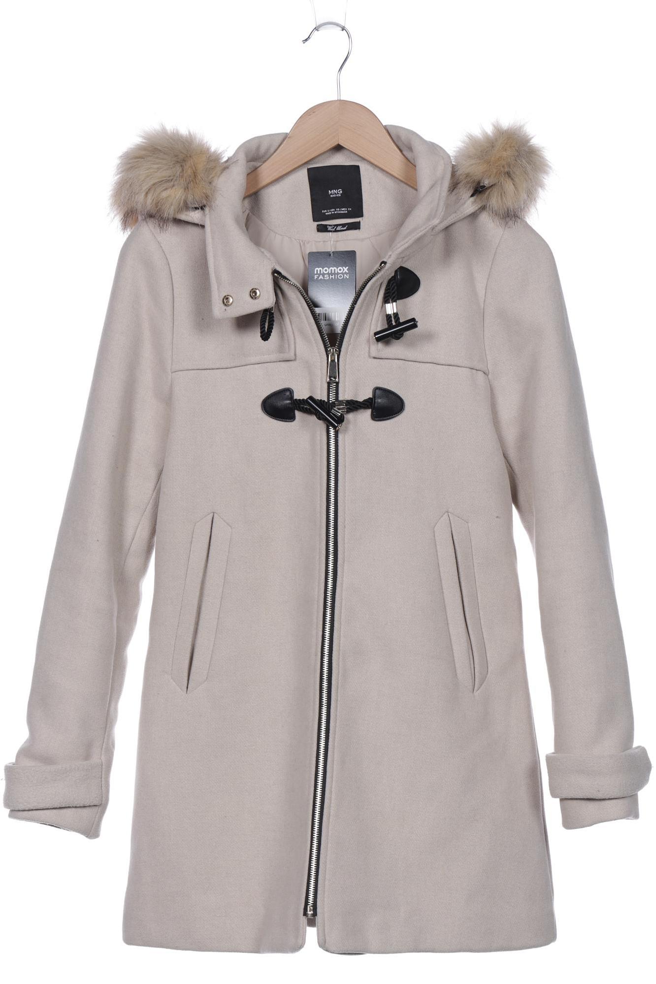 

Mango Damen Mantel, beige, Gr. 36
