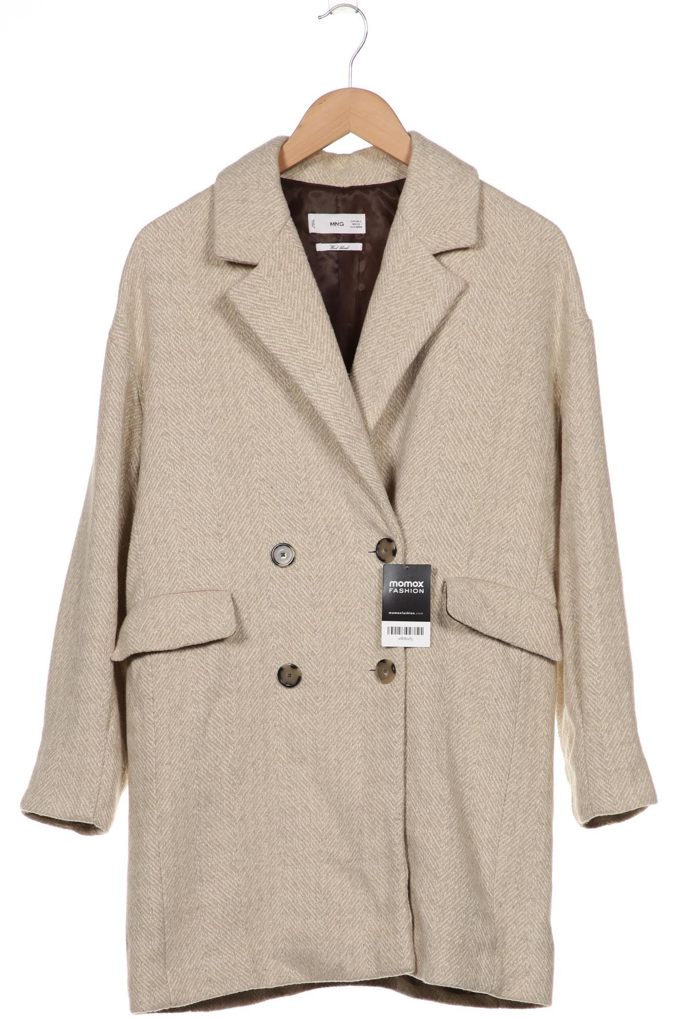 

Mango Damen Mantel, beige, Gr. 36