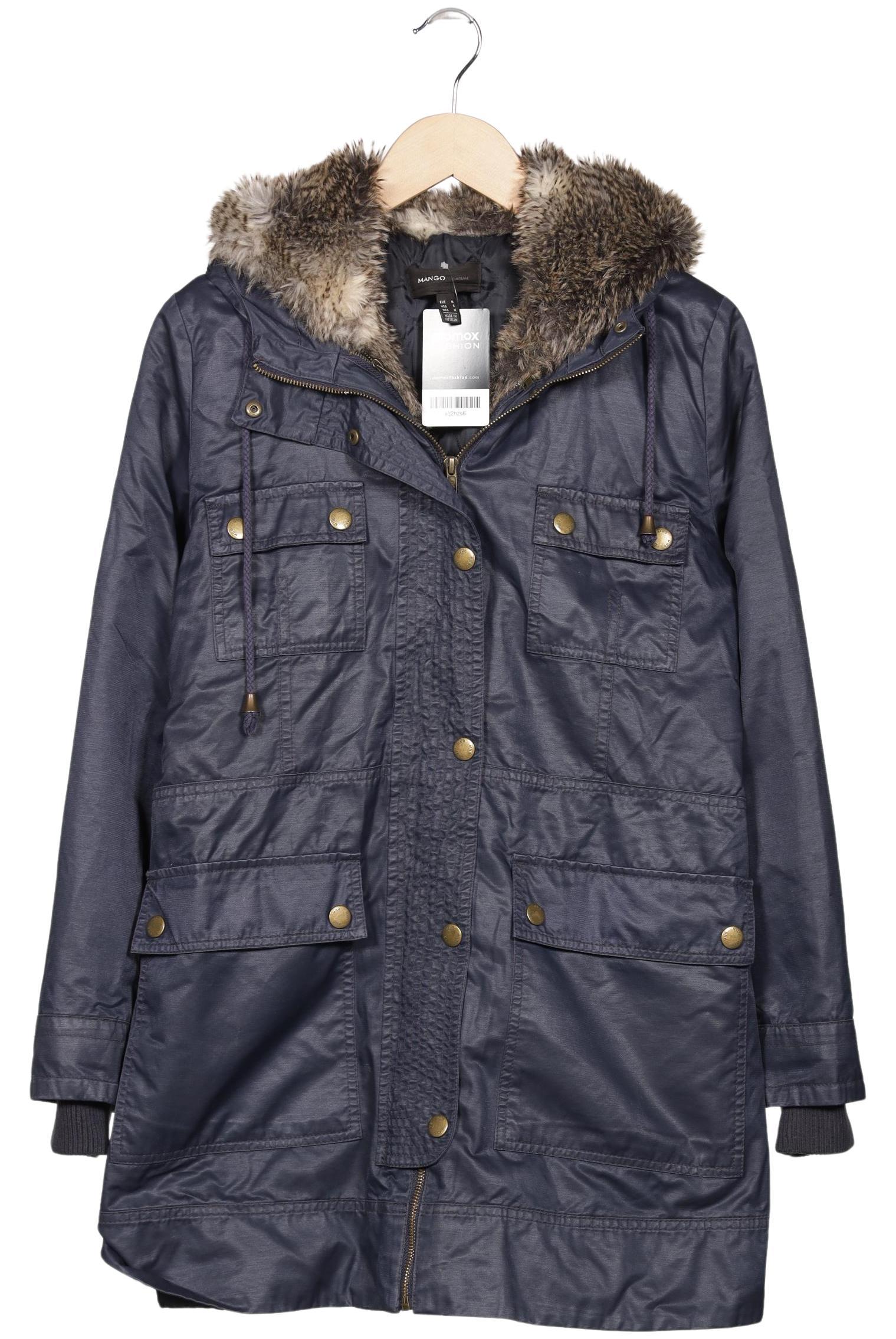 

Mango Damen Mantel, marineblau, Gr. 38