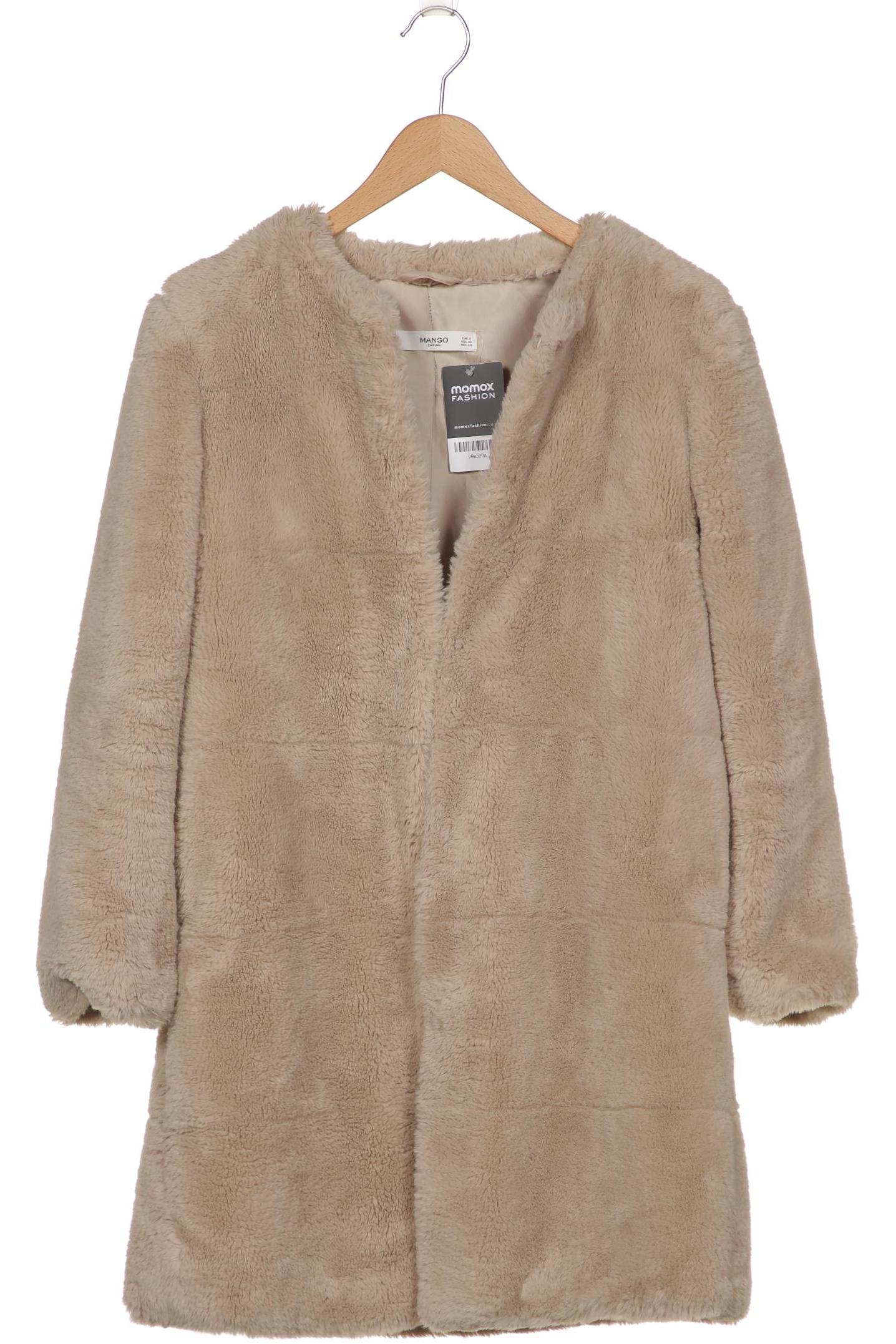 

Mango Damen Mantel, beige, Gr. 36