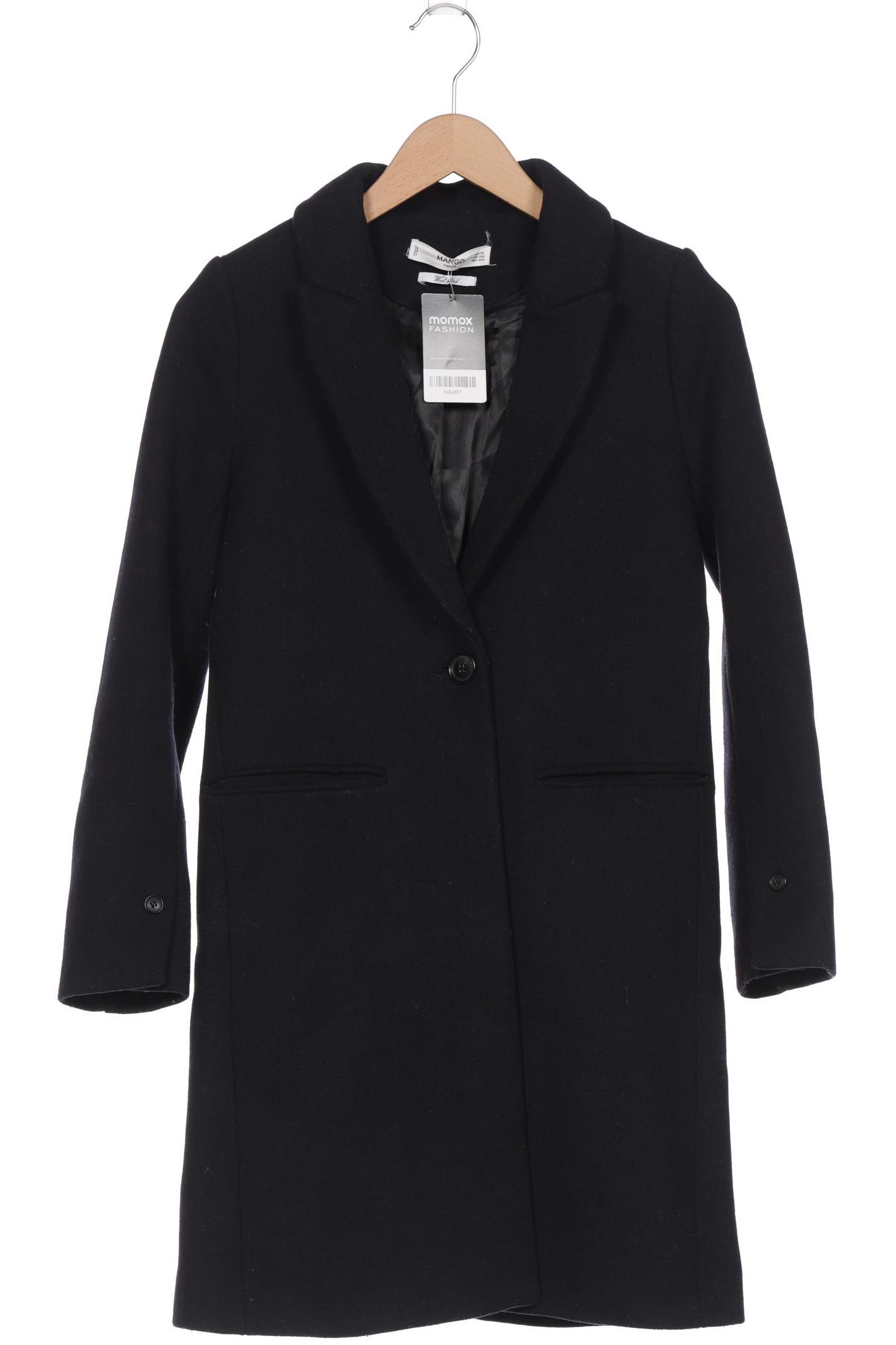 

Mango Damen Mantel, marineblau, Gr. 34