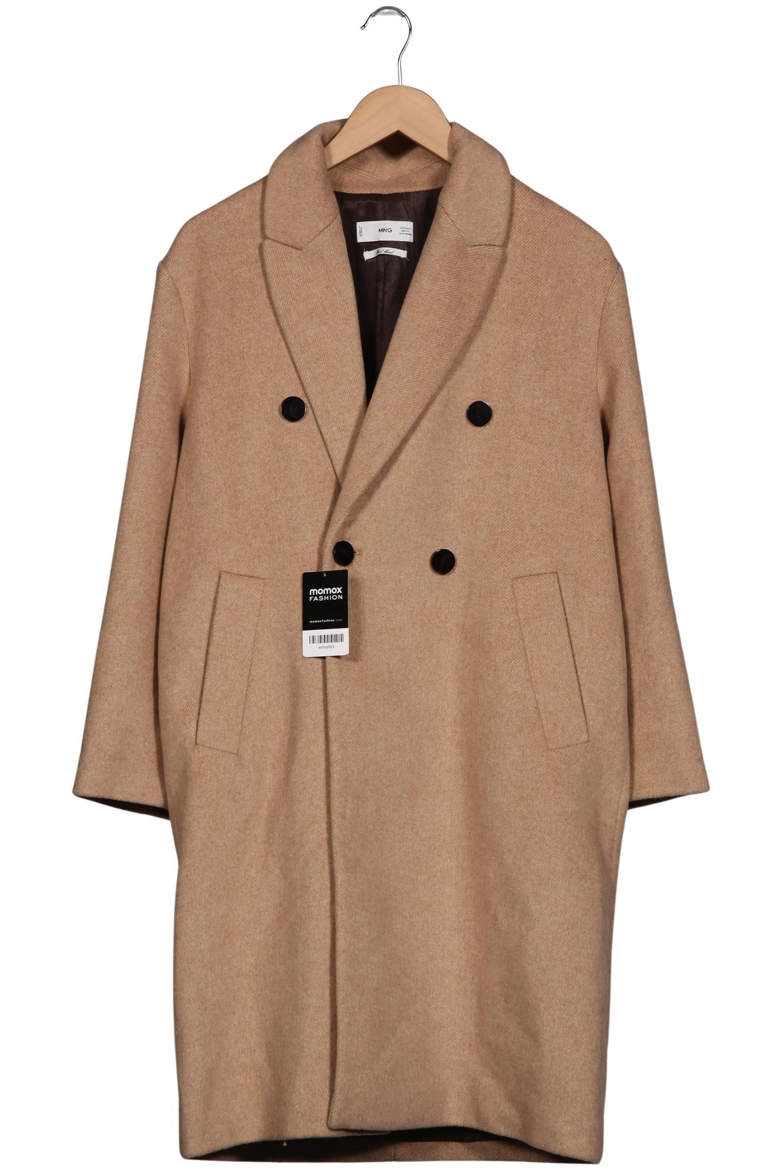 

Mango Damen Mantel, beige, Gr. 36